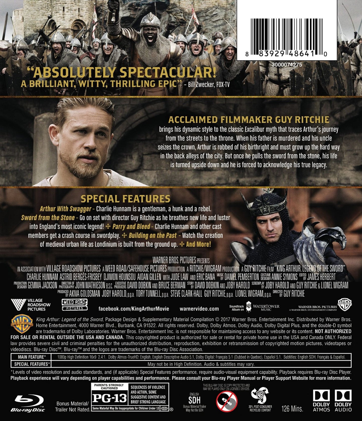 King Arthur: Legend of the Sword [Blu-ray]