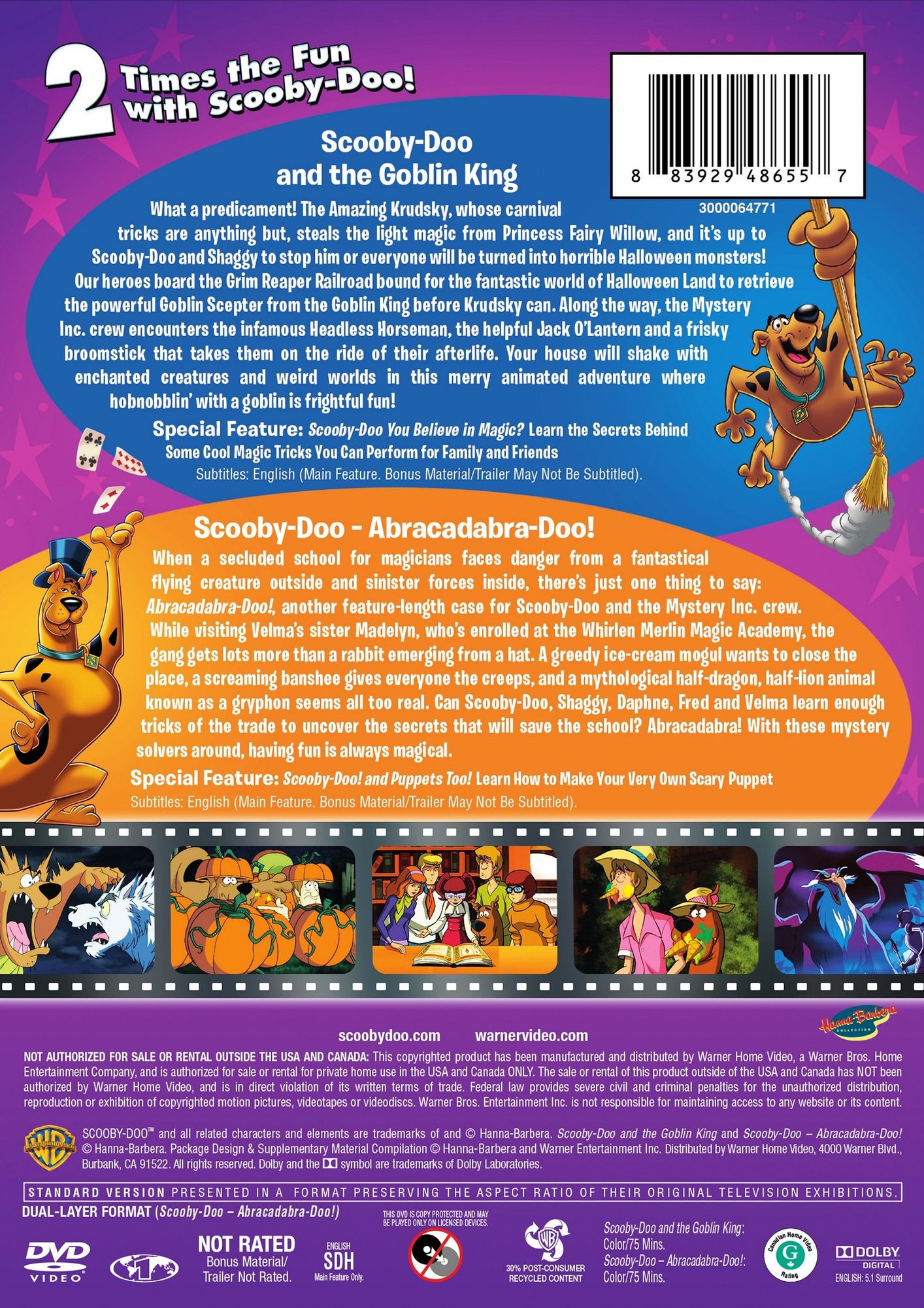 Scooby-doo & Goblin King / Scooby-doo: Abracadabra