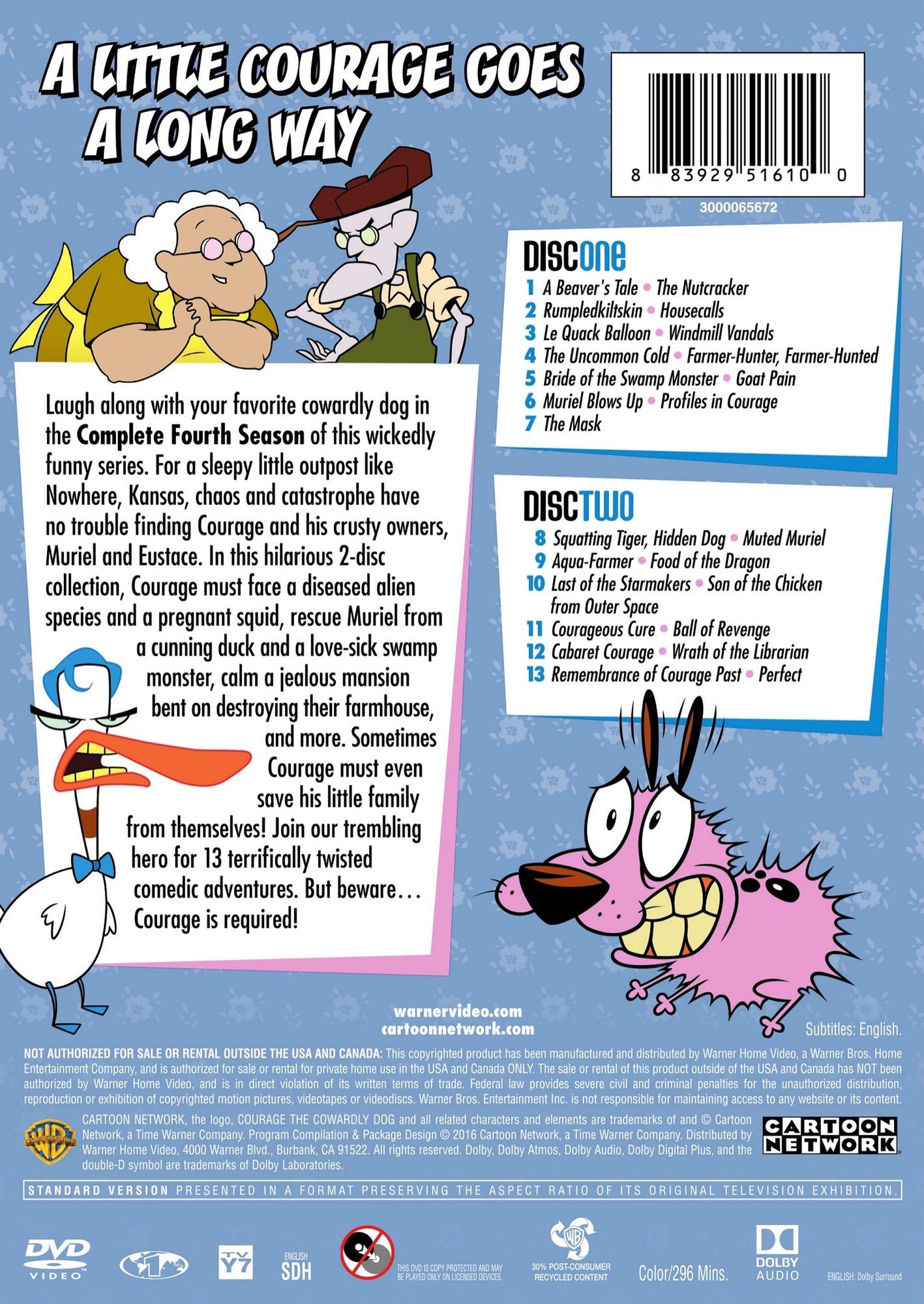 Courage the Cowardly Dog: Season Four [2 Discs]
