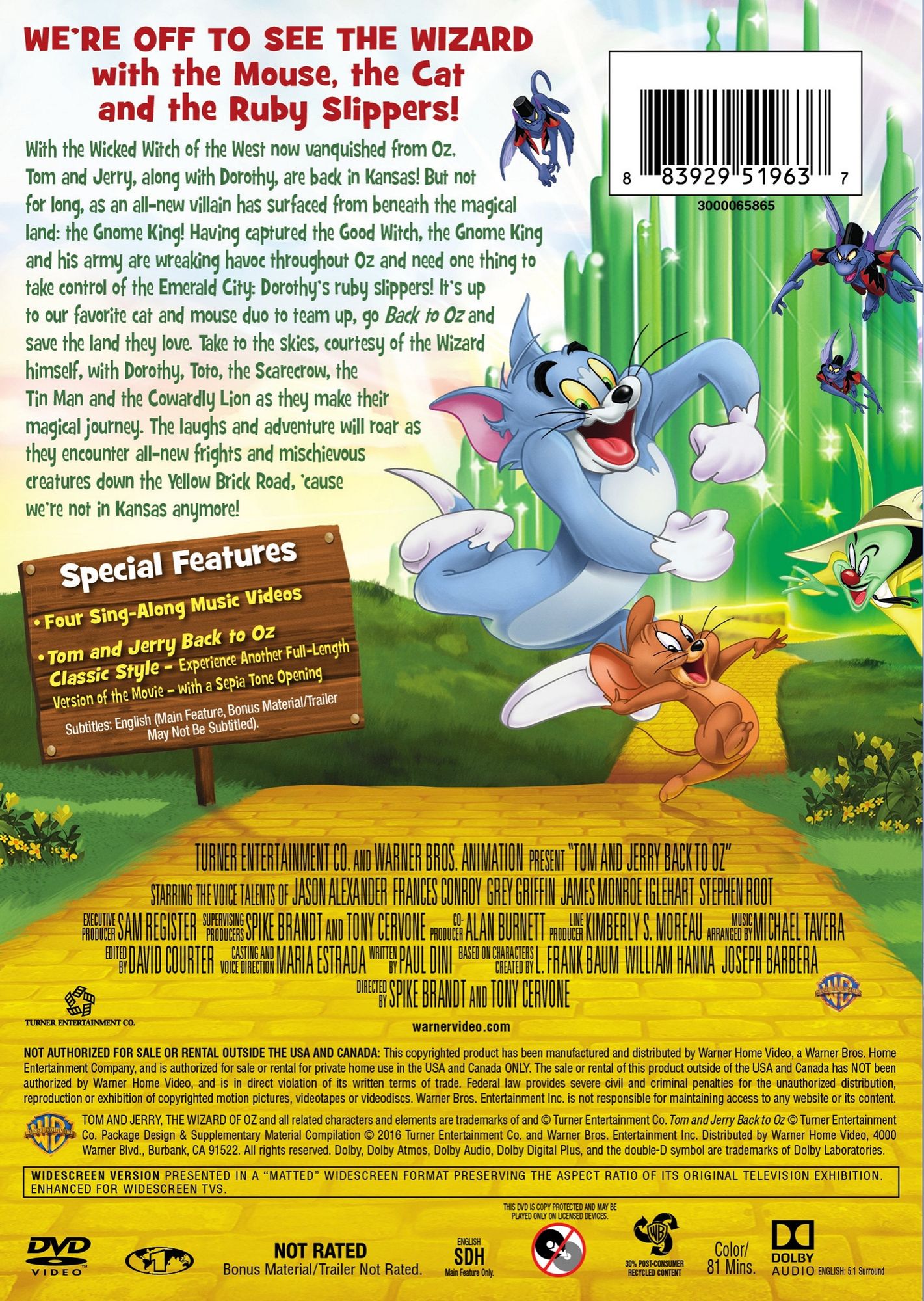 Tom and Jerry: Back to Oz