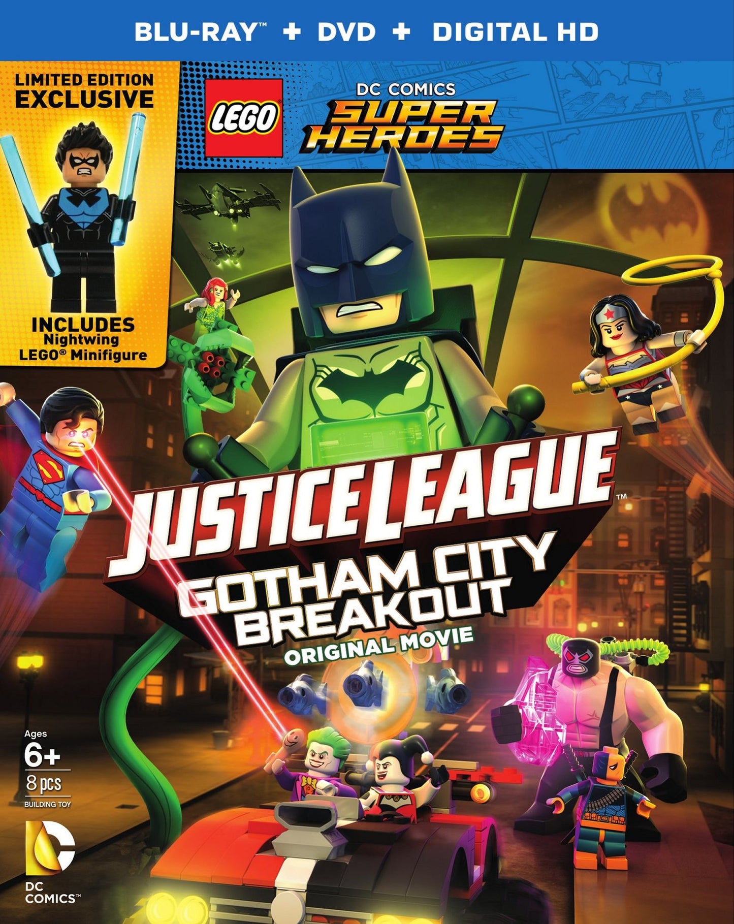 LEGO DC Comics Super Heroes: Justice League - Gotham City Breakout [Blu-ray]