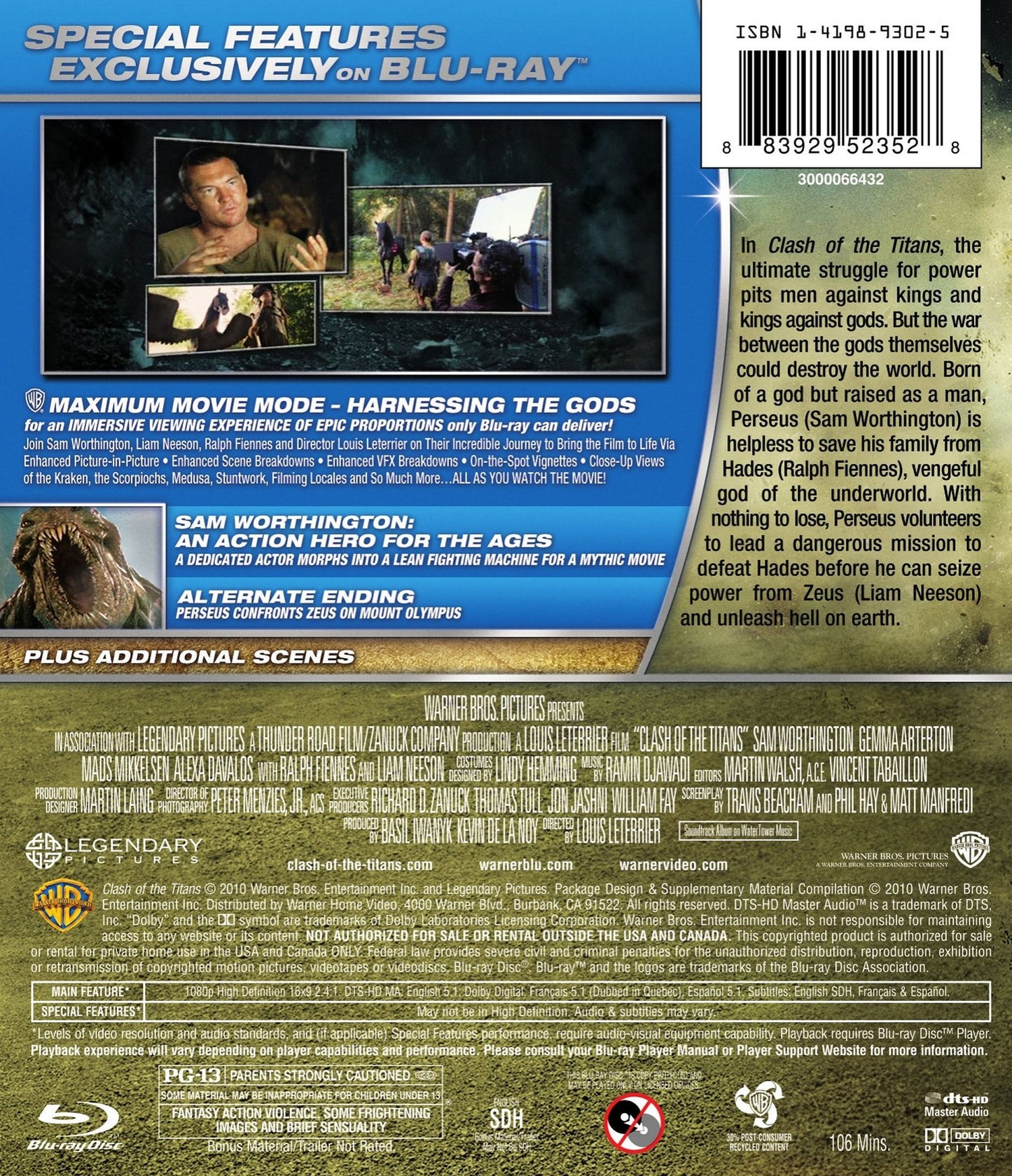Clash of the Titans [Blu-ray]