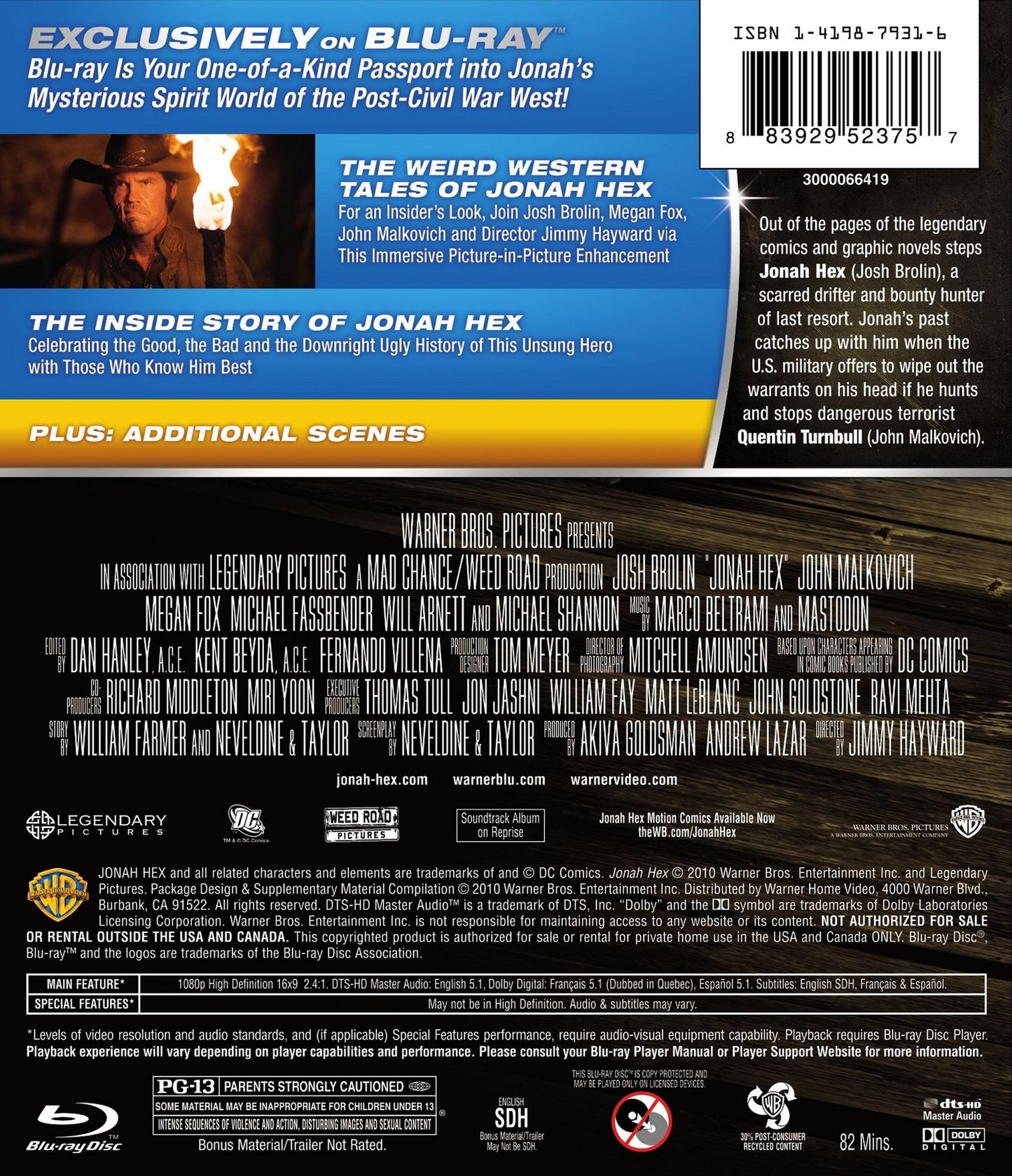 Jonah Hex [Blu-ray]