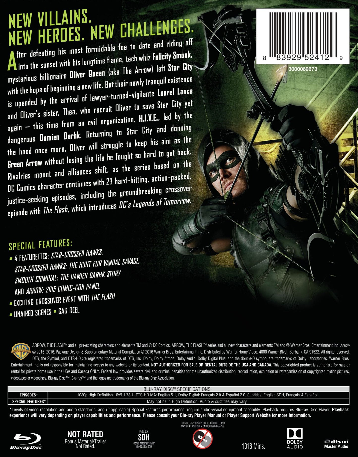 Arrow: The Complete Fourth Season [Blu-ray] [4 Discs]