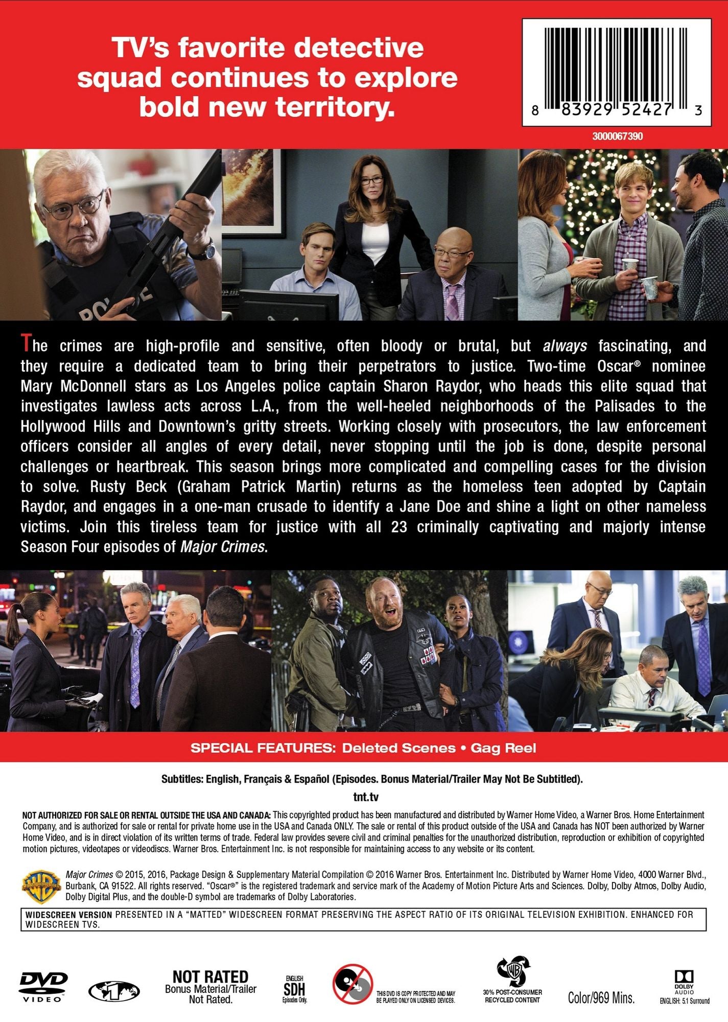Major Crimes: The Complete Fourth Season [4 Discs]