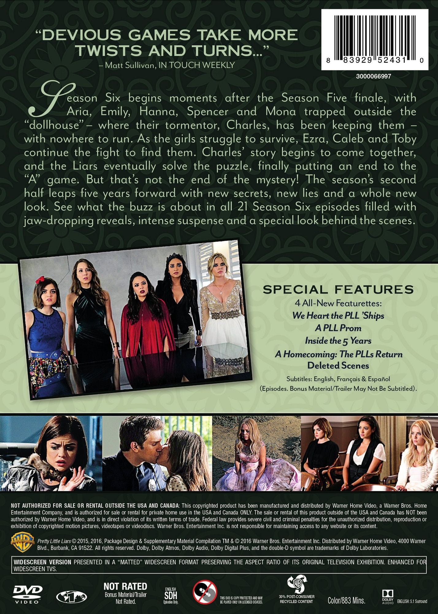 Pretty Little Liars: The Complete Sixth Season