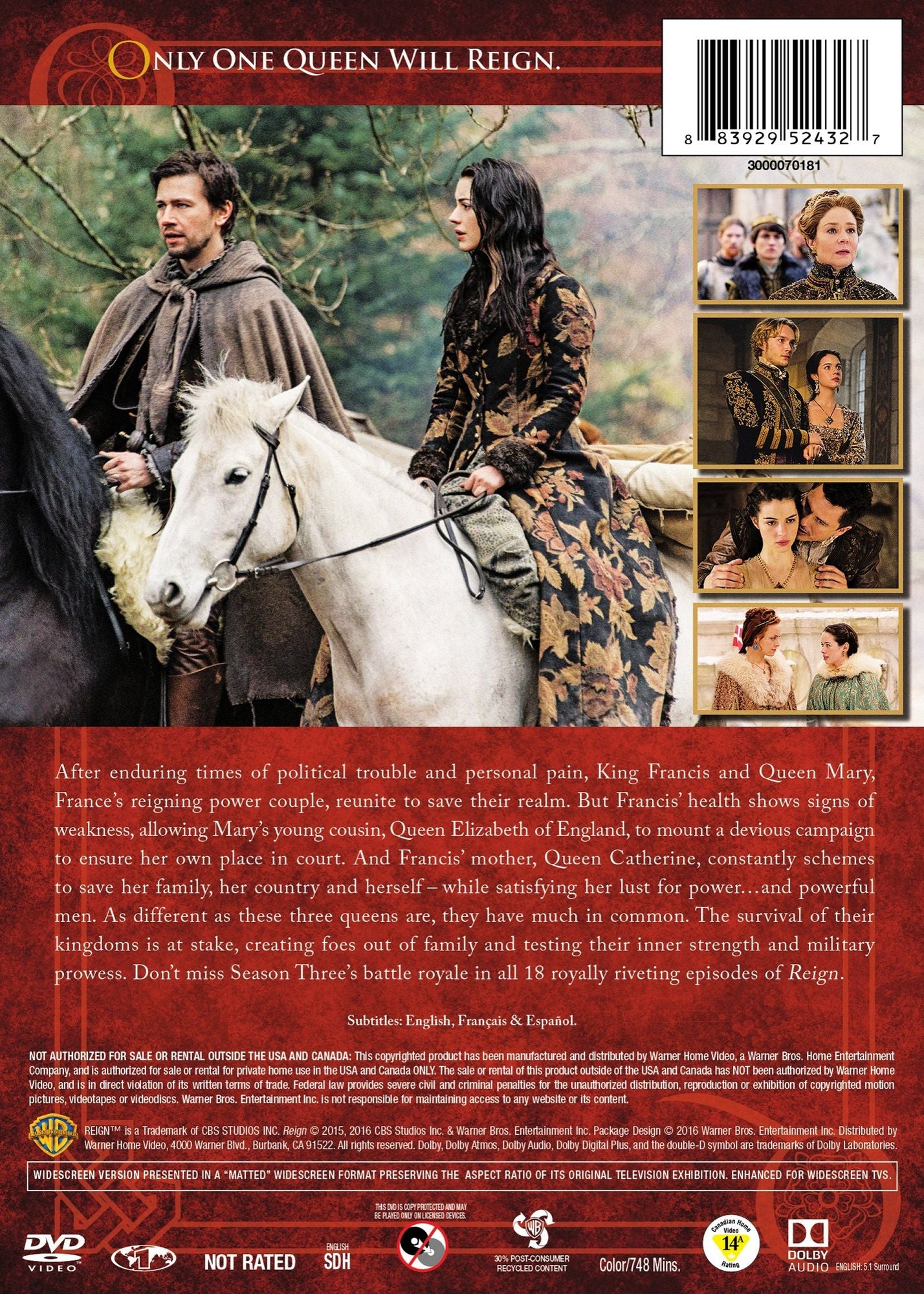 Reign: The Complete Third Season [3 Discs]