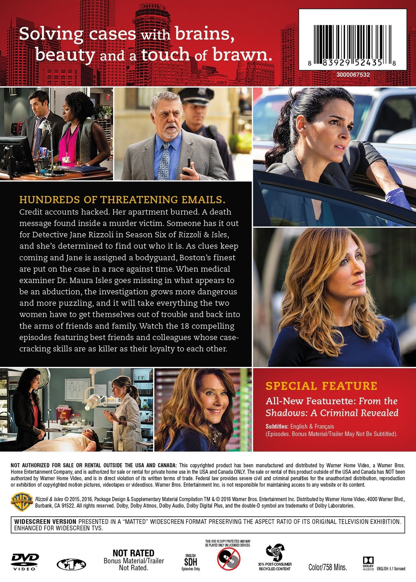 Rizzoli and Isles: The Complete Sixth Season [8 Discs]