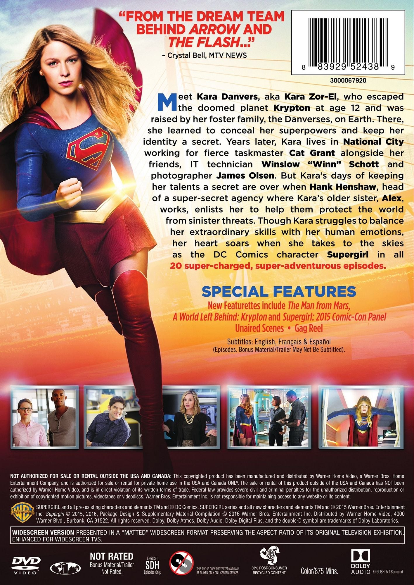 Supergirl: The Complete First Season [5 Discs]