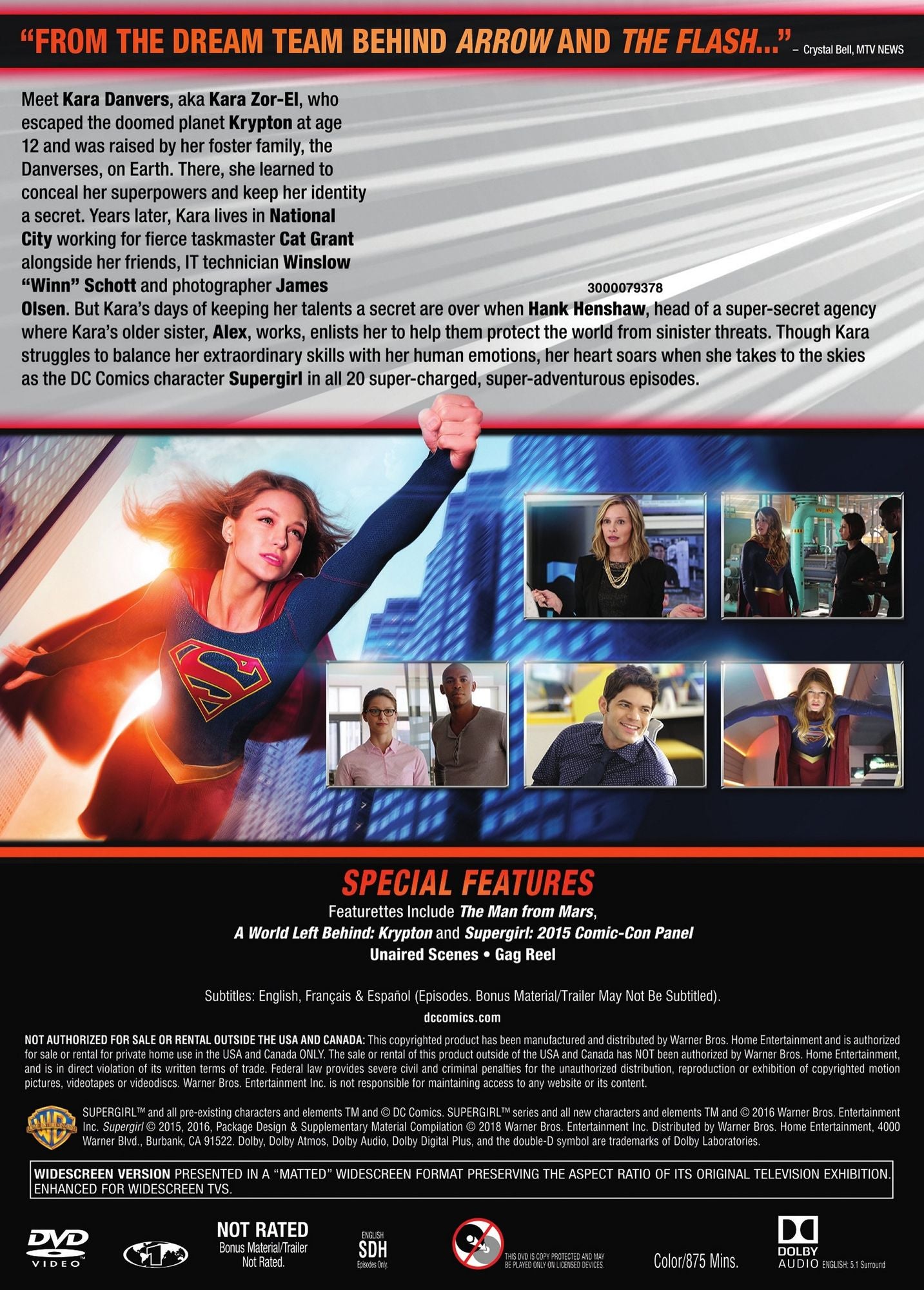 Supergirl: The Complete First Season [5 Discs]