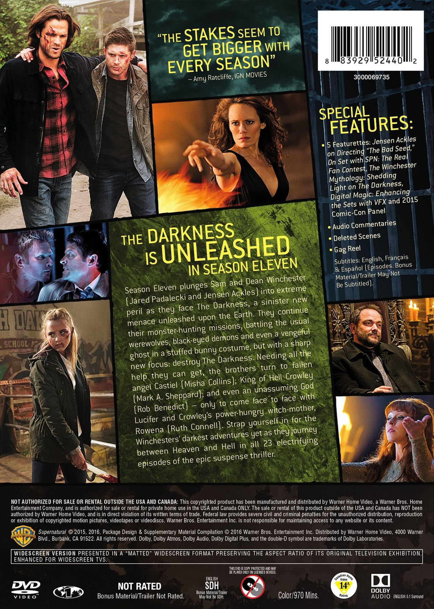 Supernatural: The Complete Eleventh Season [6 Discs]