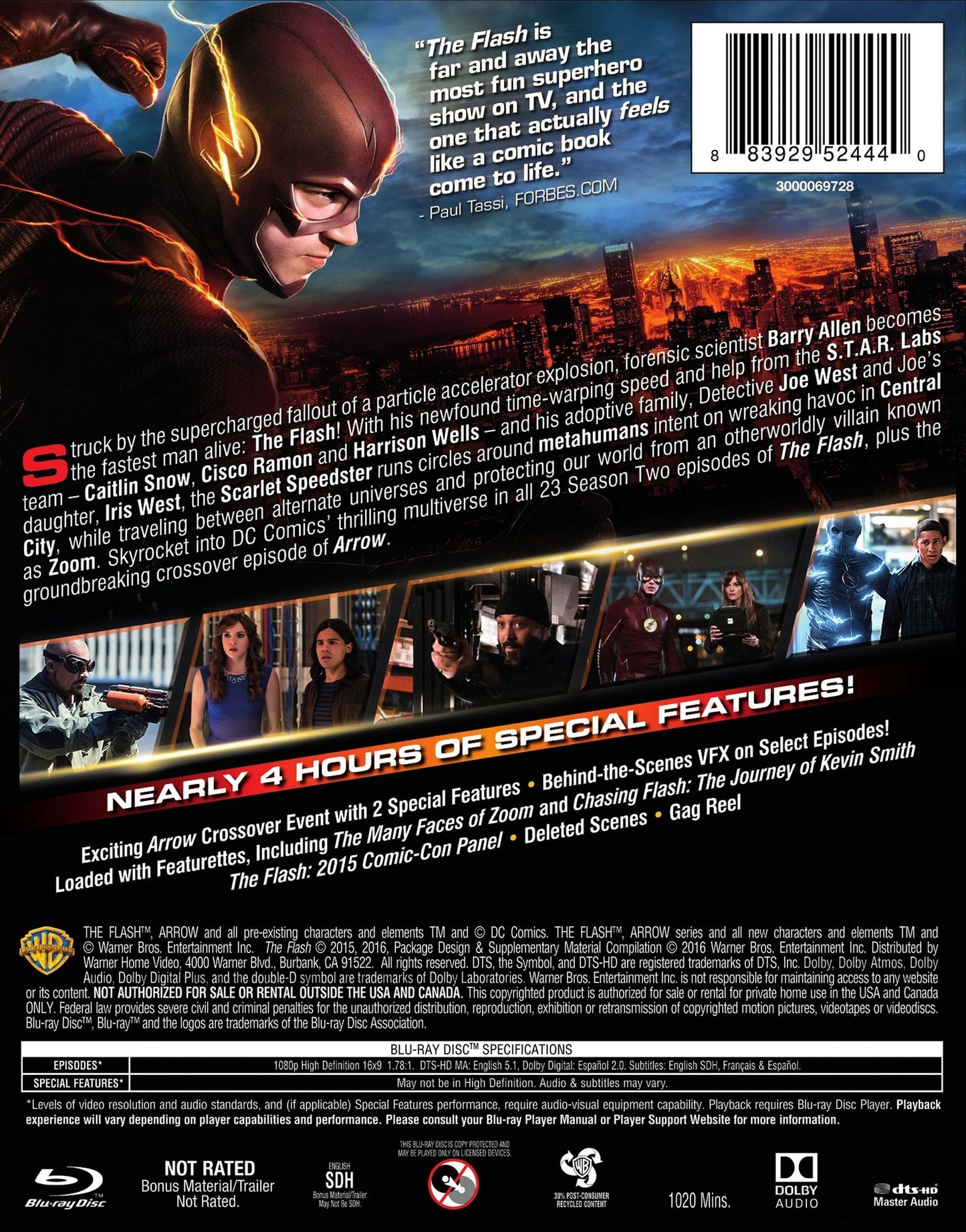 The Flash: The Complete Second Season [Blu-ray] [4 Discs]