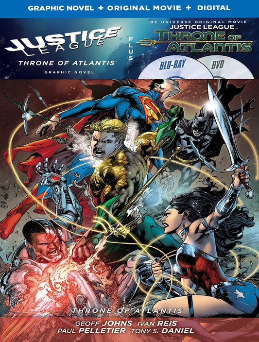 Justice League: Throne of Atlantis [Includes Graphic Novel] [Includes Digital Copy] [Blu-ray/DVD]