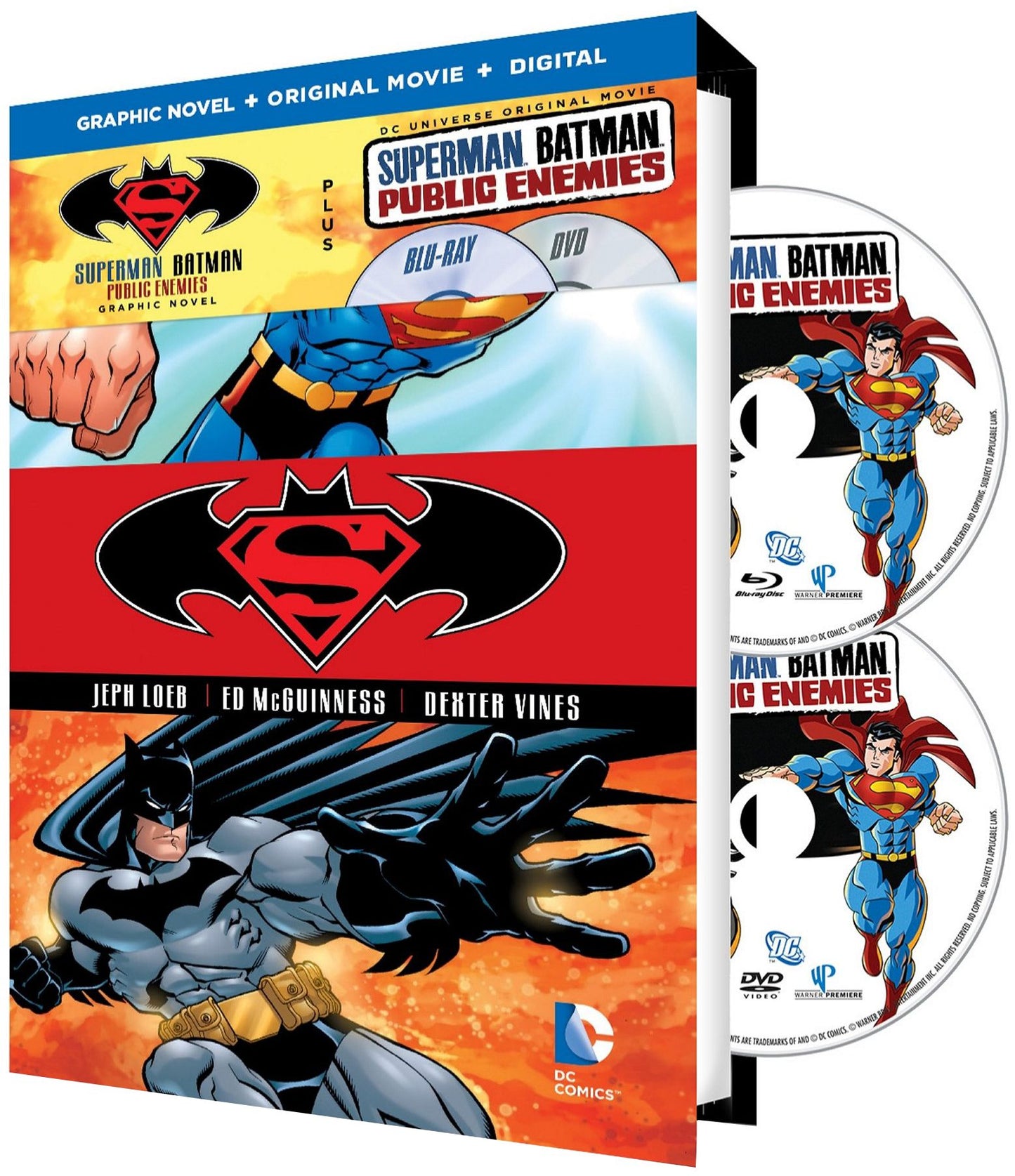 Superman/Batman: Public Enemies [Includes Graphic Novel] [Includes Digital Copy] [Blu-ray/DVD]