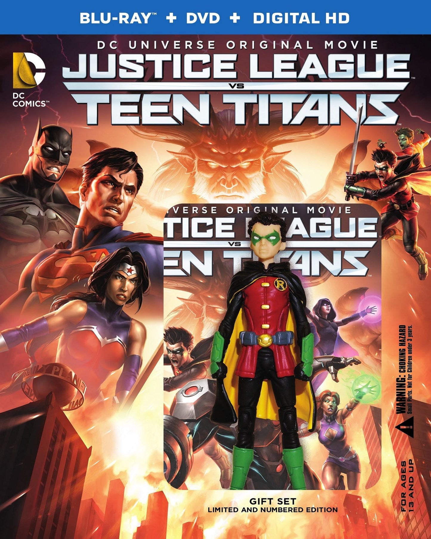 Justice League vs Teen Titans [Deluxe] [Includes Digital Copy] [Blu-ray] [2 Discs]
