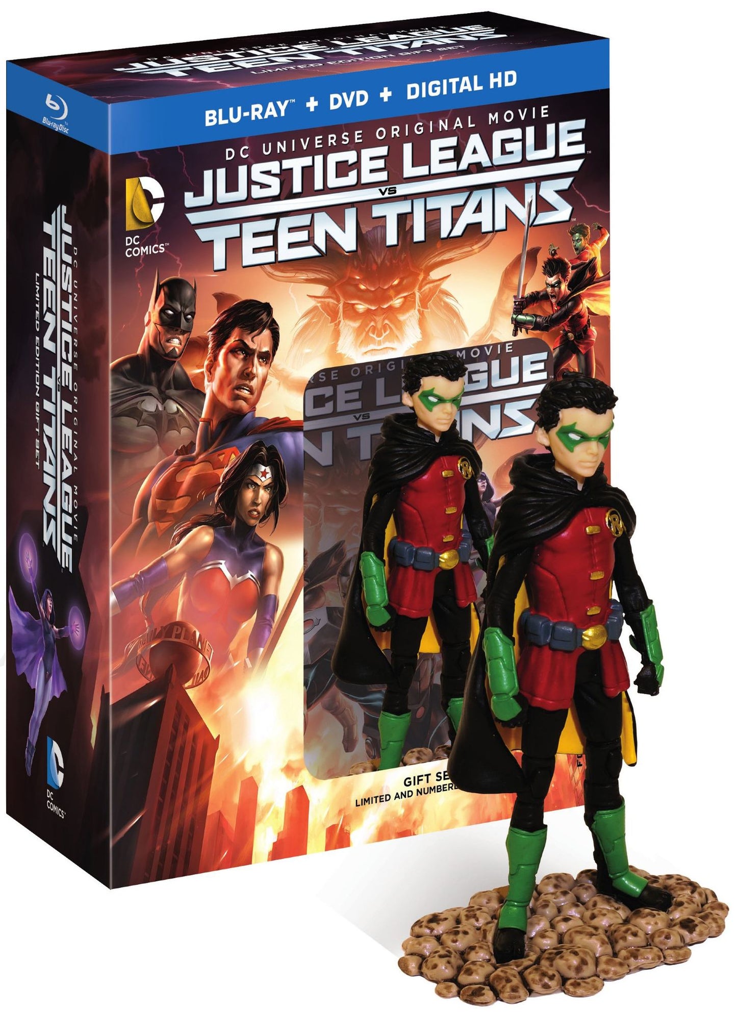 Justice League vs Teen Titans [Deluxe] [Includes Digital Copy] [Blu-ray] [2 Discs]