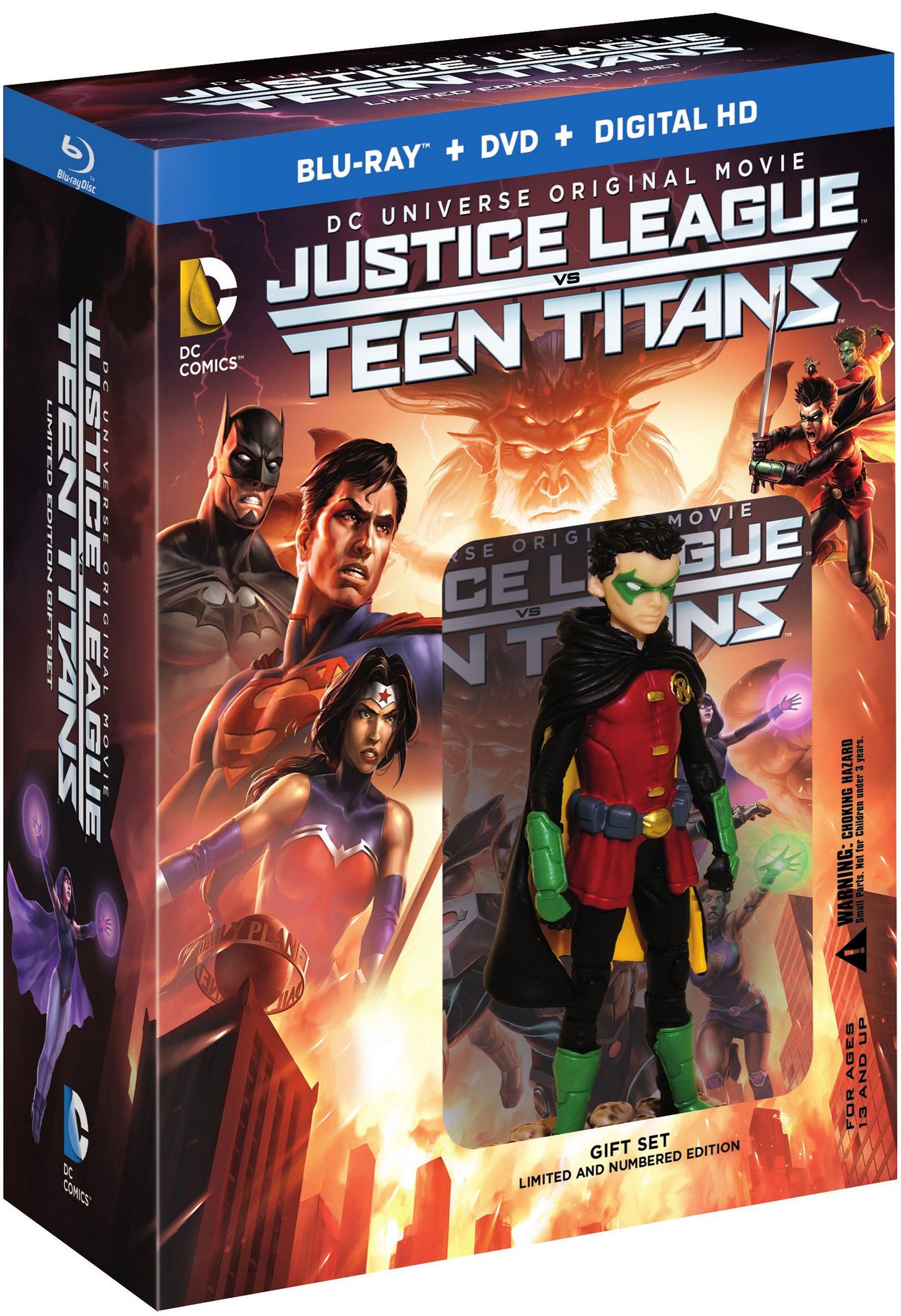 Justice League vs Teen Titans [Deluxe] [Includes Digital Copy] [Blu-ray] [2 Discs]