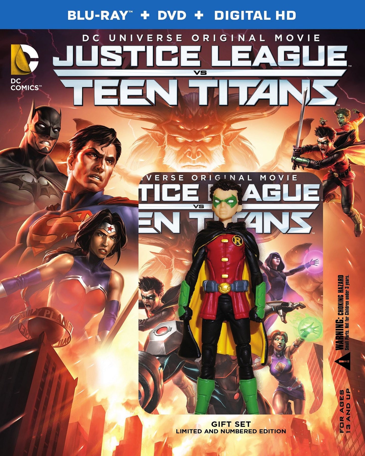 Justice League vs Teen Titans [Deluxe] [Includes Digital Copy] [Blu-ray] [2 Discs]