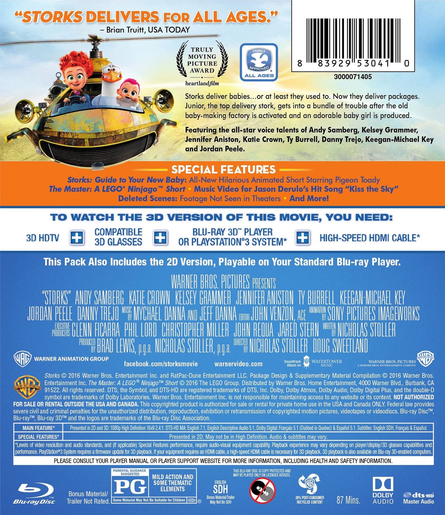 Storks [3D] [Blu-ray]