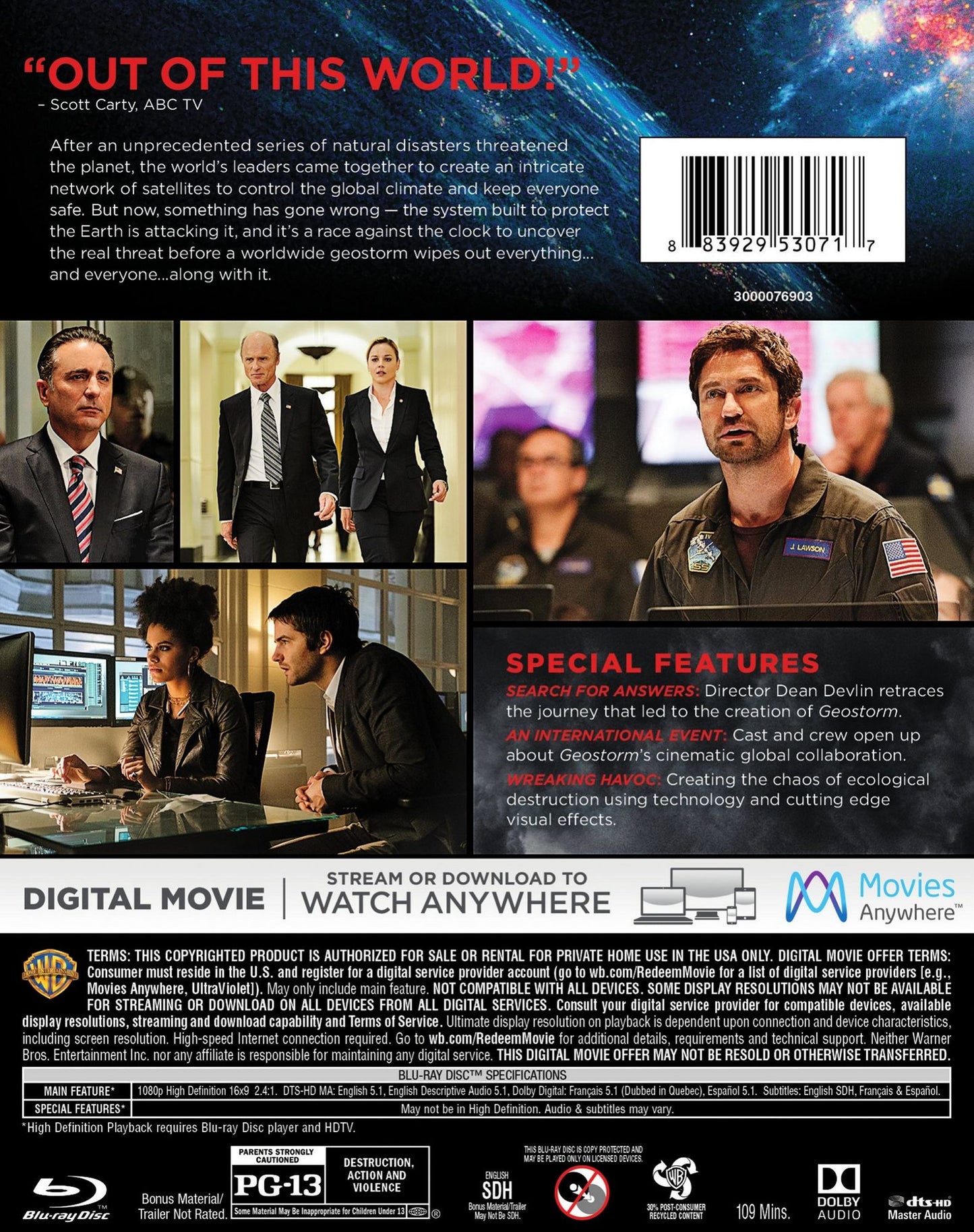 Geostorm [Blu-ray]