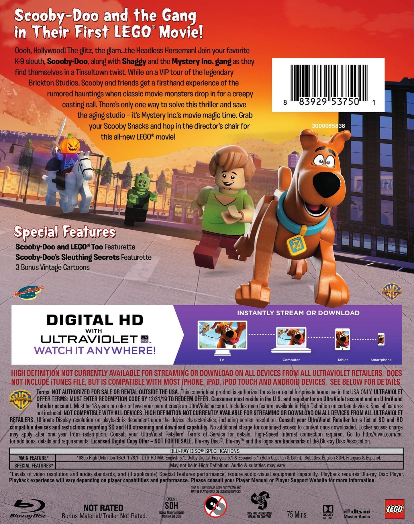 LEGO Scooby-Doo!: Haunted Hollywood [Blu-ray]