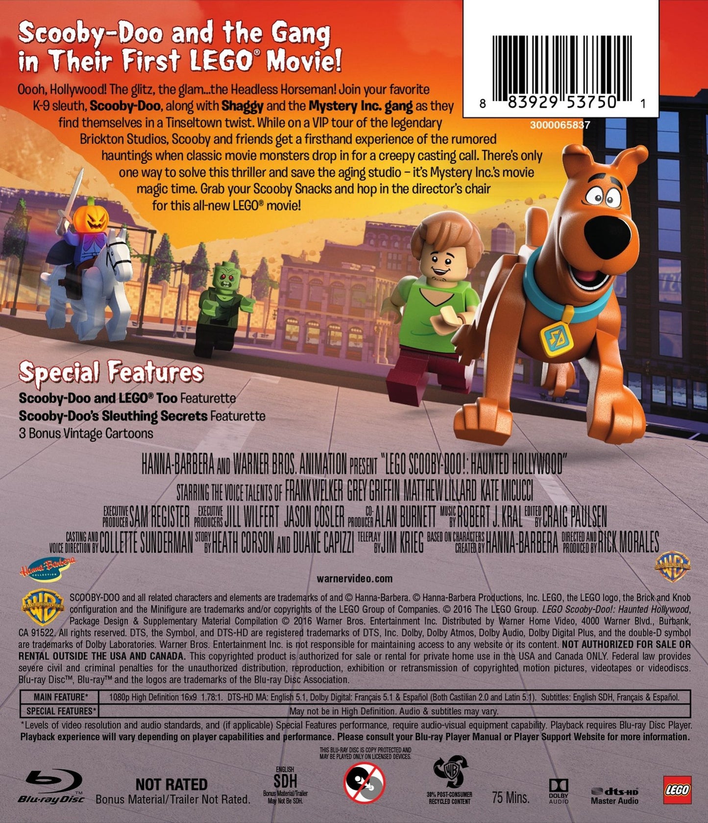 LEGO Scooby-Doo!: Haunted Hollywood [Blu-ray]