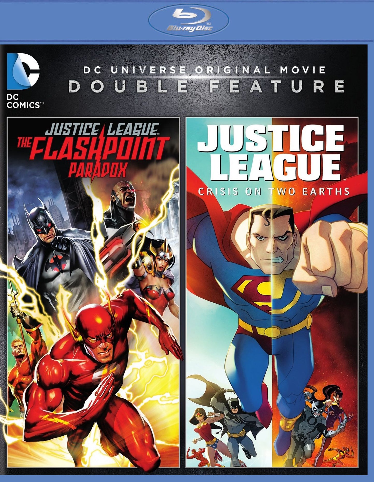 Justice Leage: The Flashpoint Paradox/Justice League: Crisis on Two Earths [Blu-ray] [2 Discs]