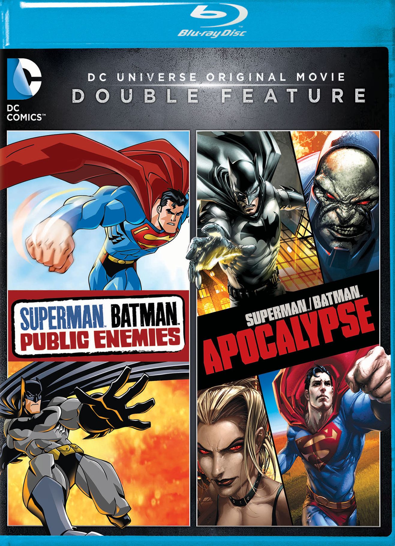DC Universe Original Movie: Superman/Batman: Public Enemies/Superman/Batman: Apocalypse [Blu-ray]
