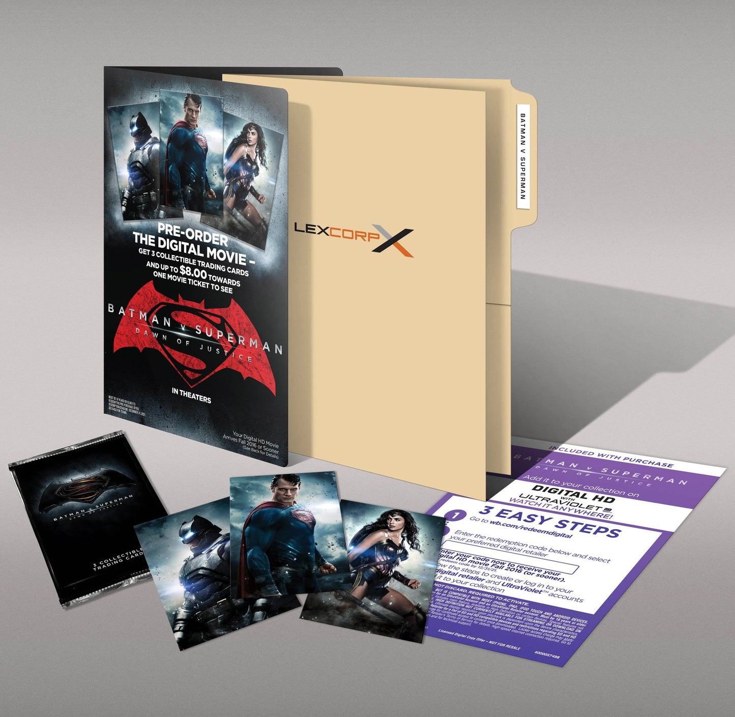 Batman V Superman: Dawn Of Justice [Digital Pre-order W/ Trading Cards]