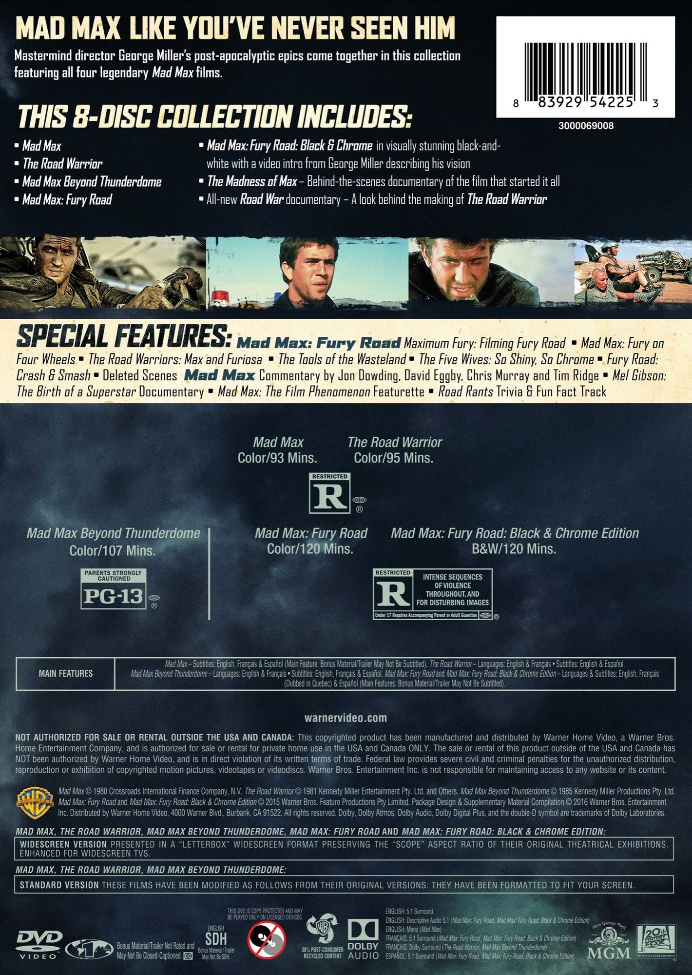 Mad Max: High Octane Collection [Gift Set] [8 Discs]