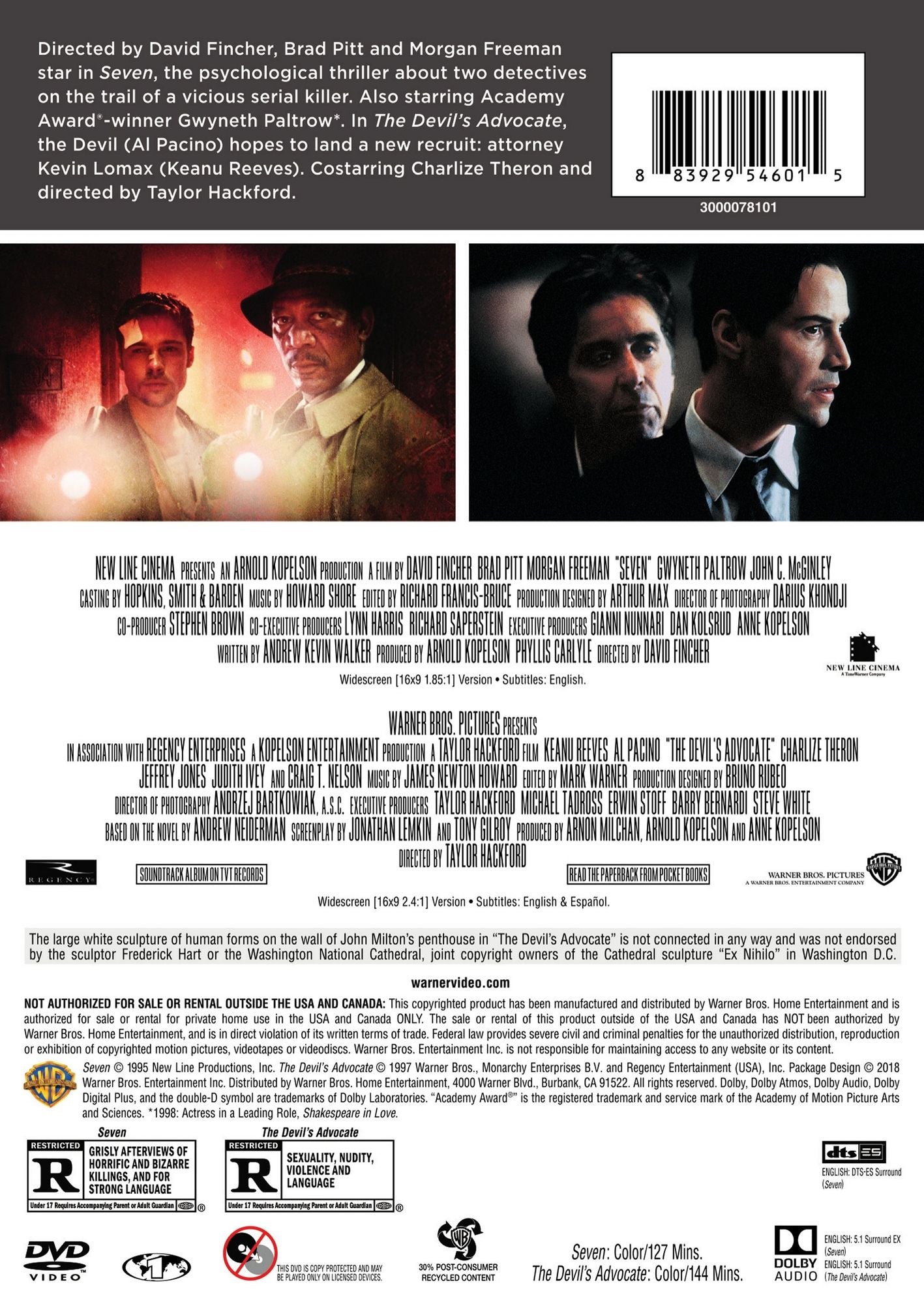 Seven/the Devil's Advocate