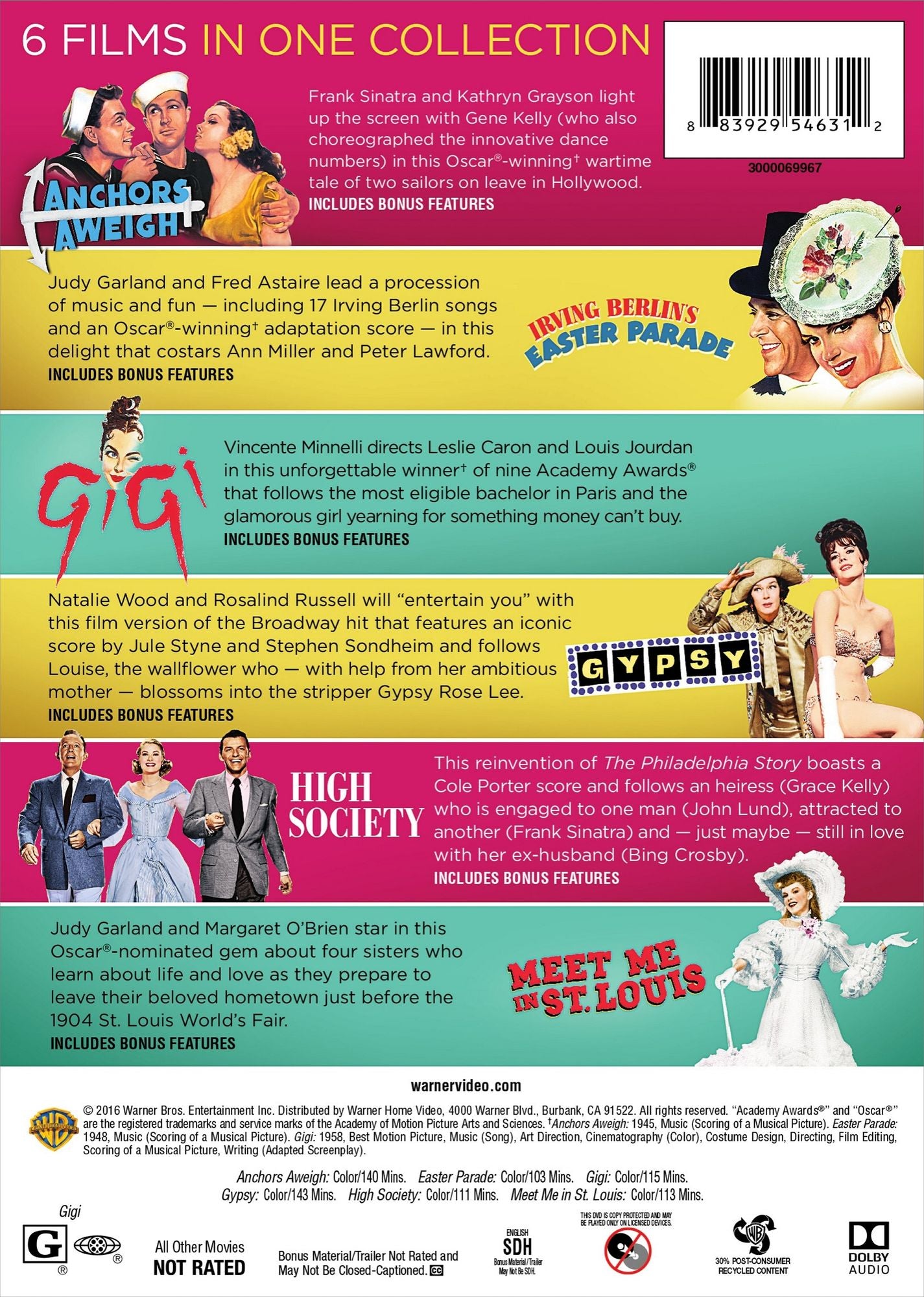 Musicals: 6-Movie Collection