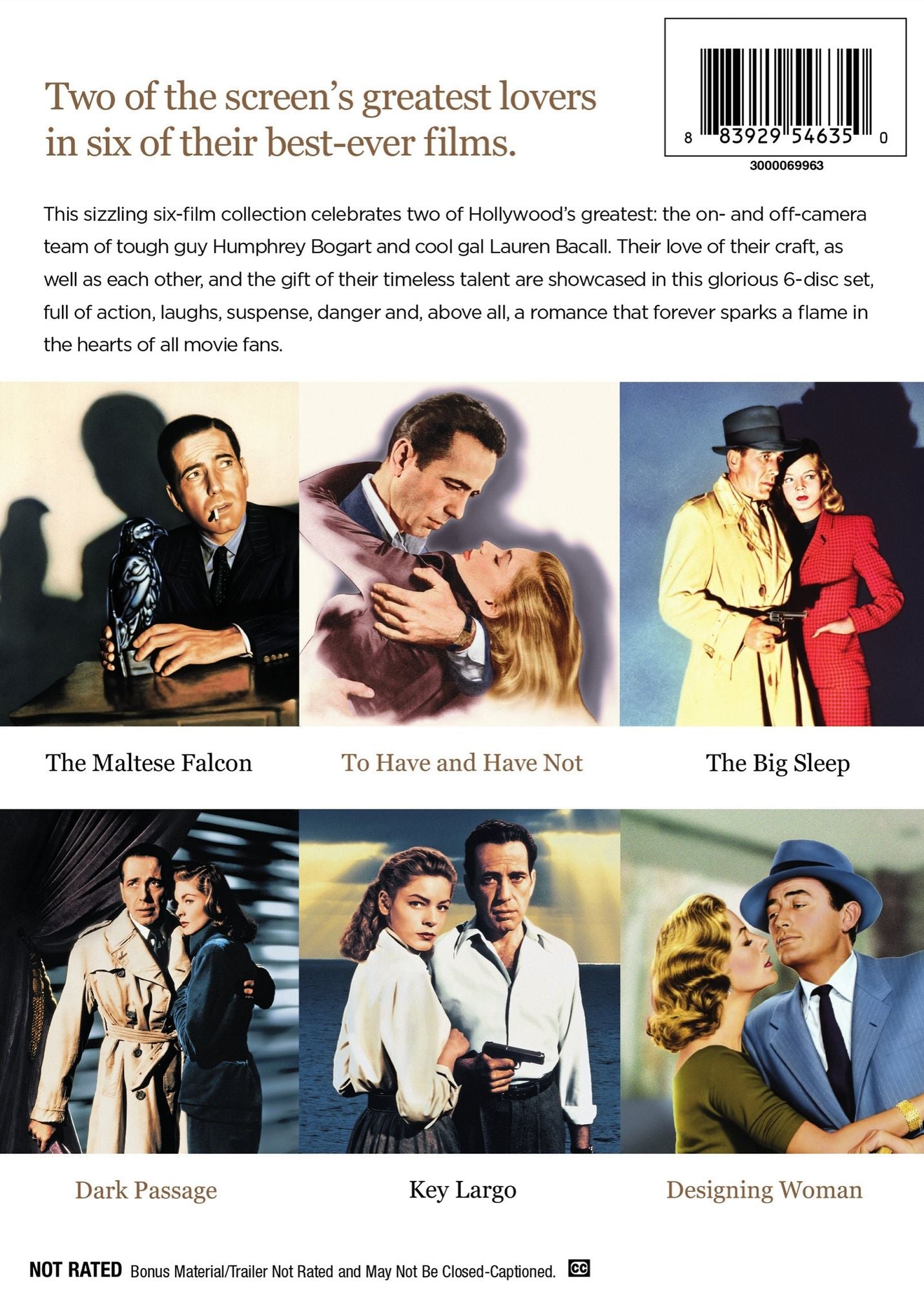 Bogart & Bacall: 6-Film Collection