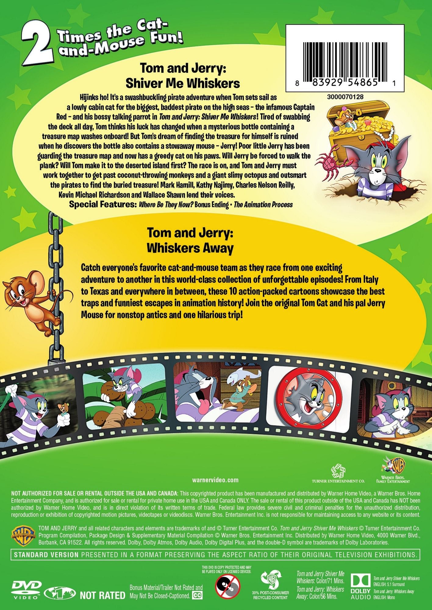 TOM & JERRY: SHIVER ME / WHISKE