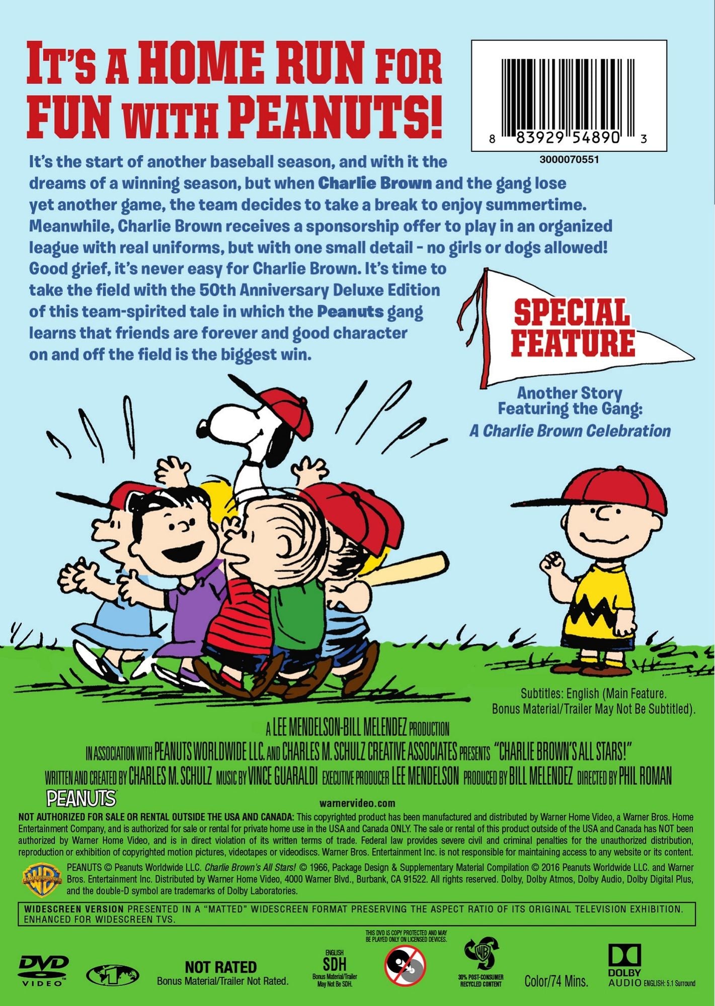 Charlie Brown's All-stars 50Th Anniversary