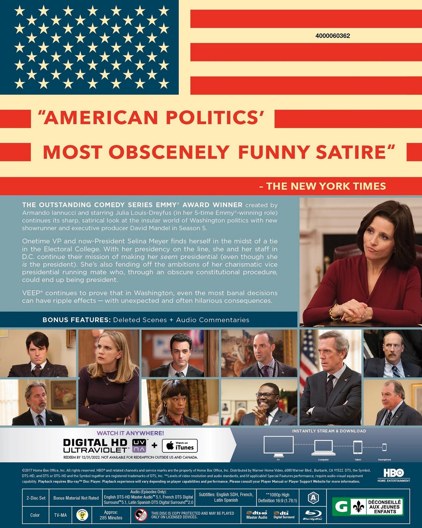Veep: The Complete Fifth Season [Blu-ray] [2 Discs]
