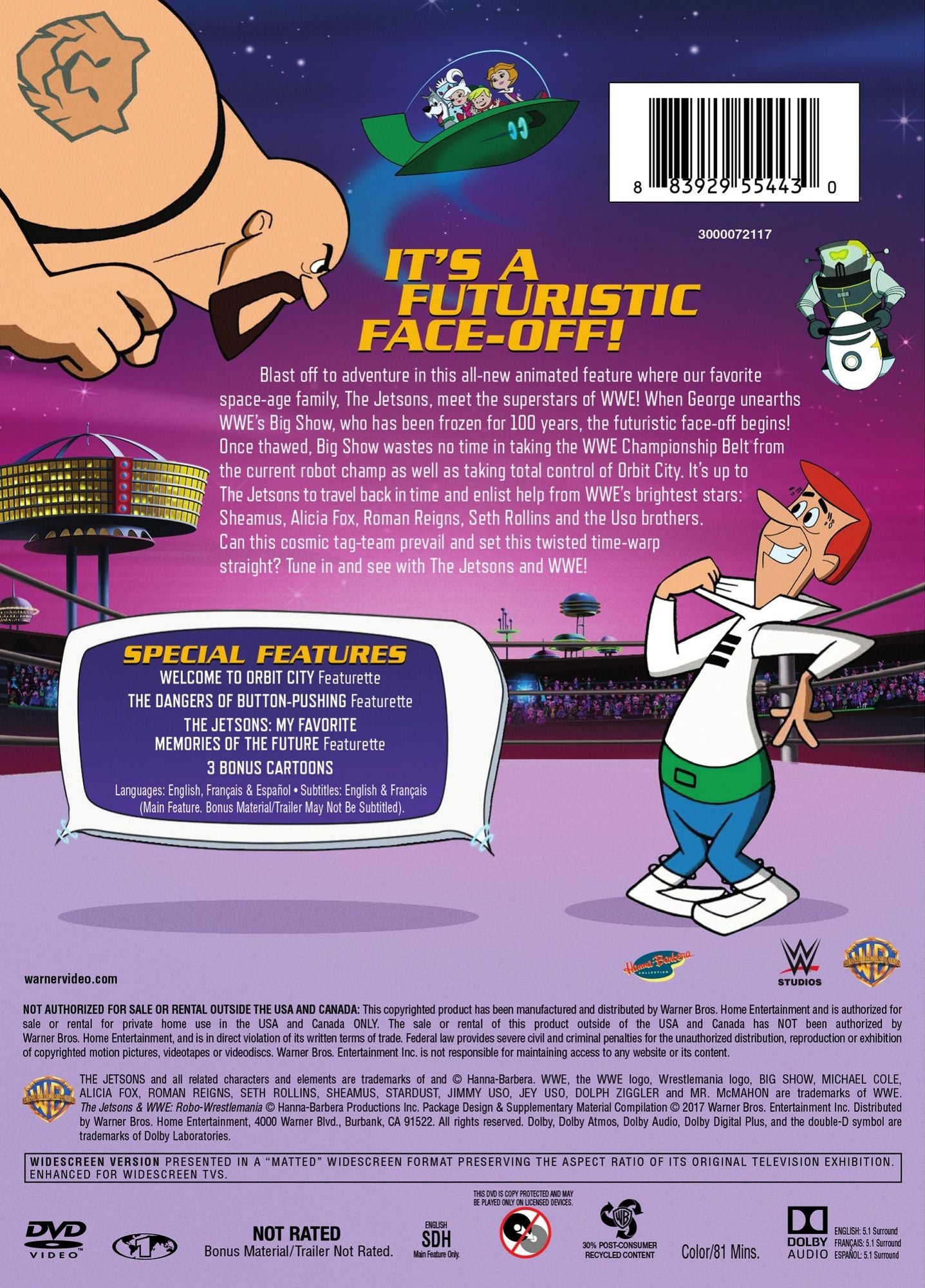 The Jetsons & Wwe: Robo-wrestlemania!