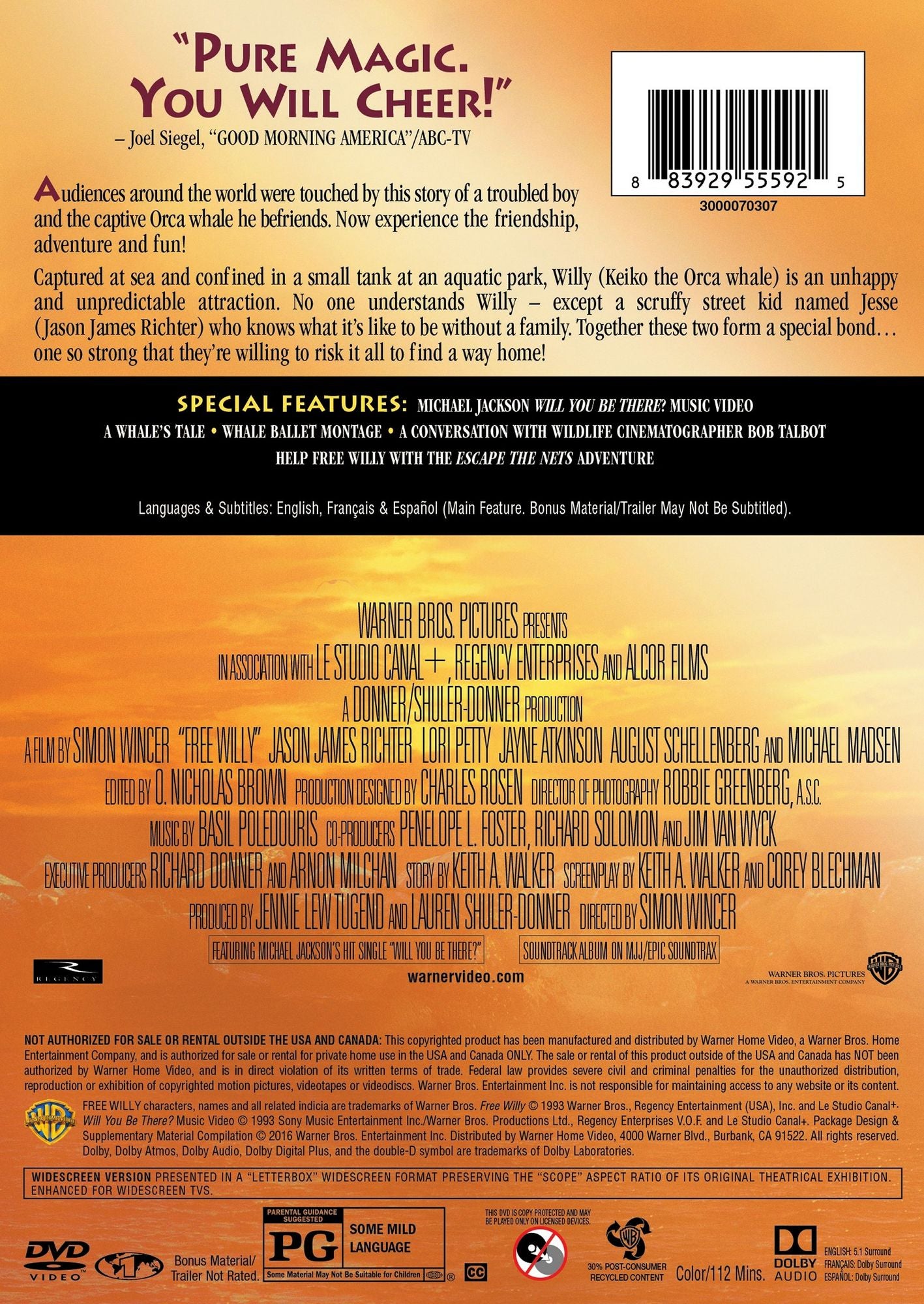 Free Willy [10th Anniversary Edition]