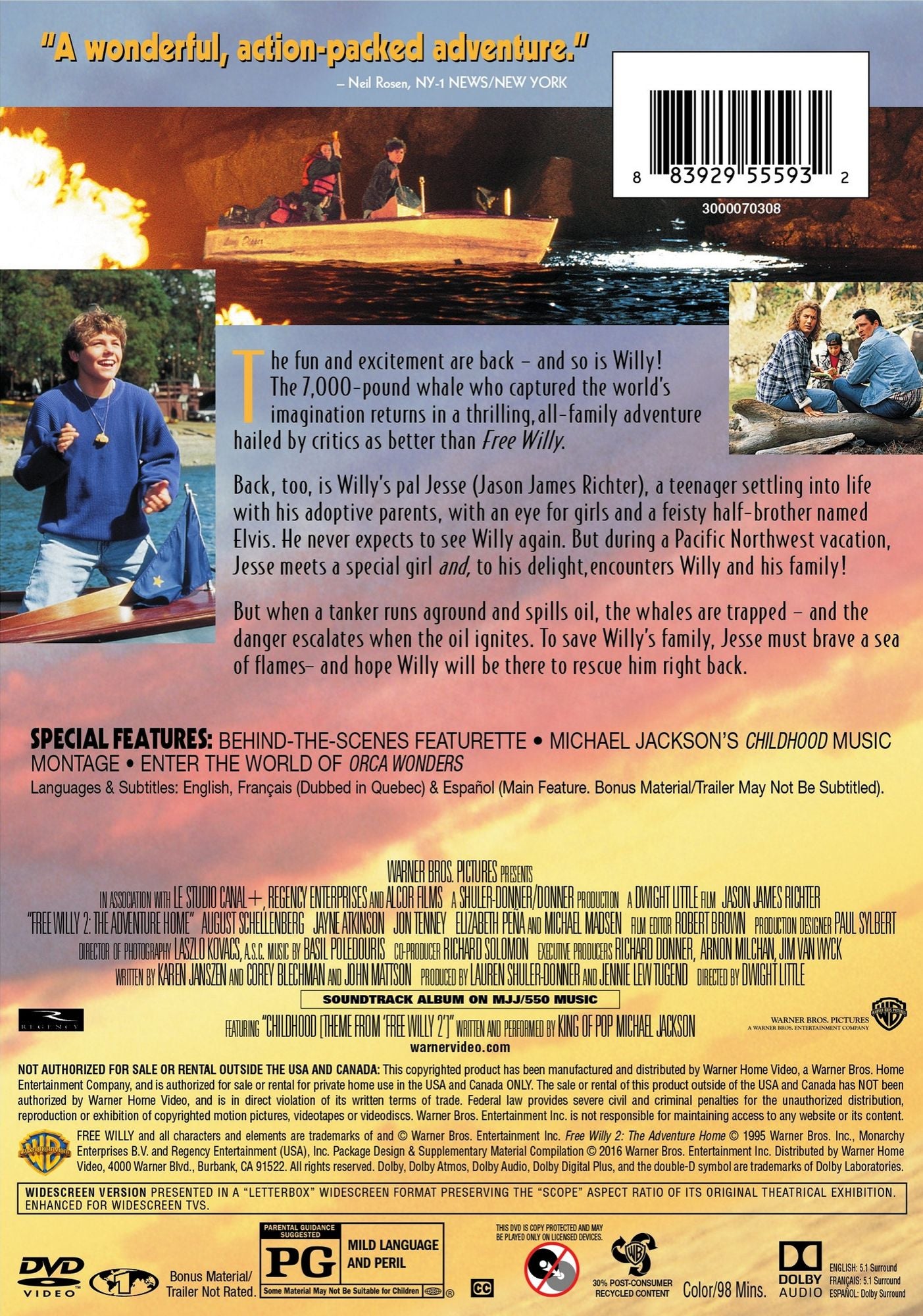 Free Willy 2: The Adventure Home