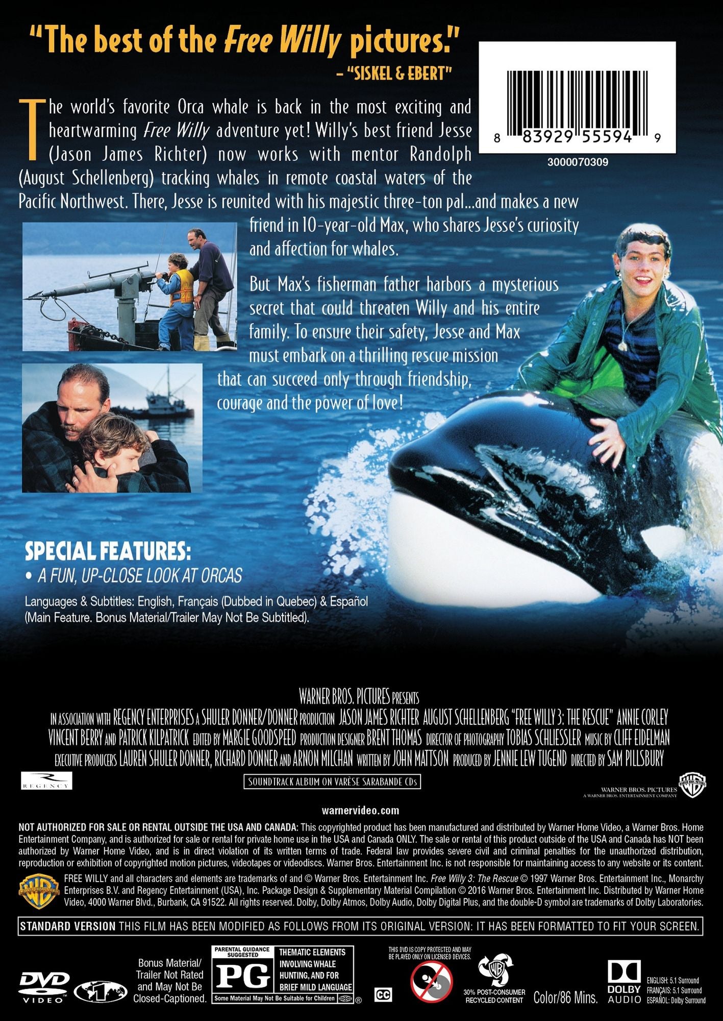 Free Willy 3: The Rescue