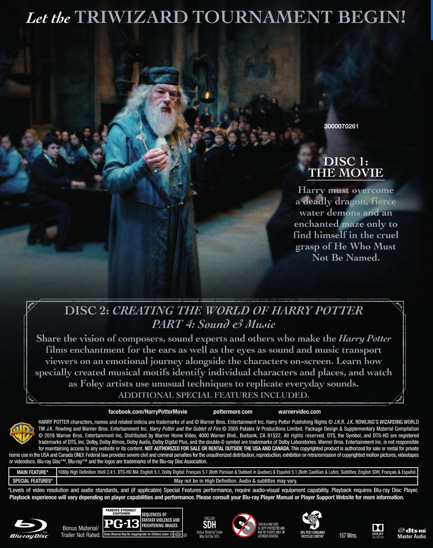 Harry Potter and the Goblet of Fire [Blu-ray] [2 Discs]