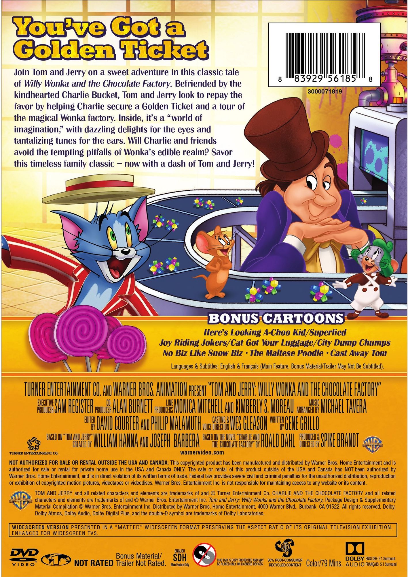 TOM & JERRY: WILLY WONKA
