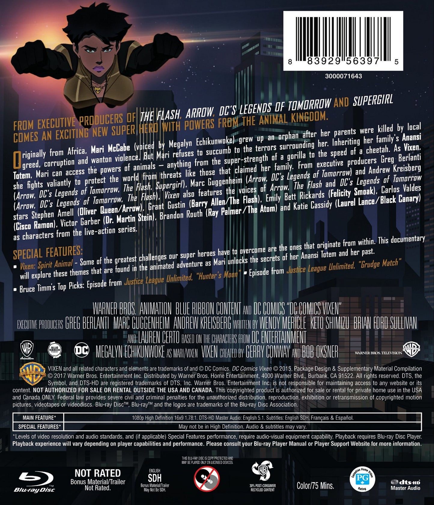 Vixen: The Movie [Includes Digital Copy] [Blu-ray]