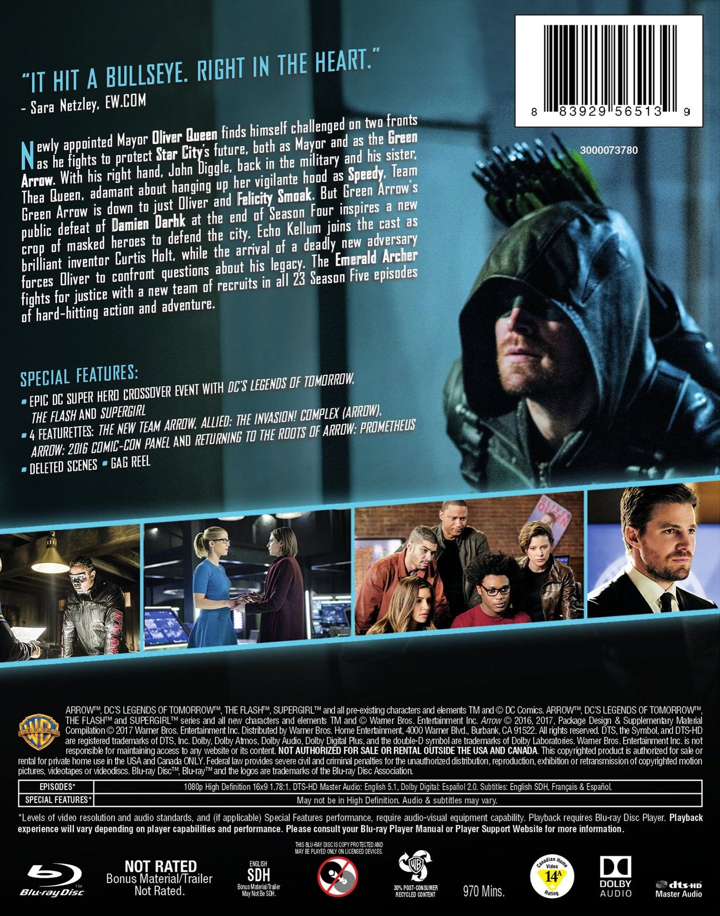 Arrow: The Complete Fifth Season [Blu-ray]
