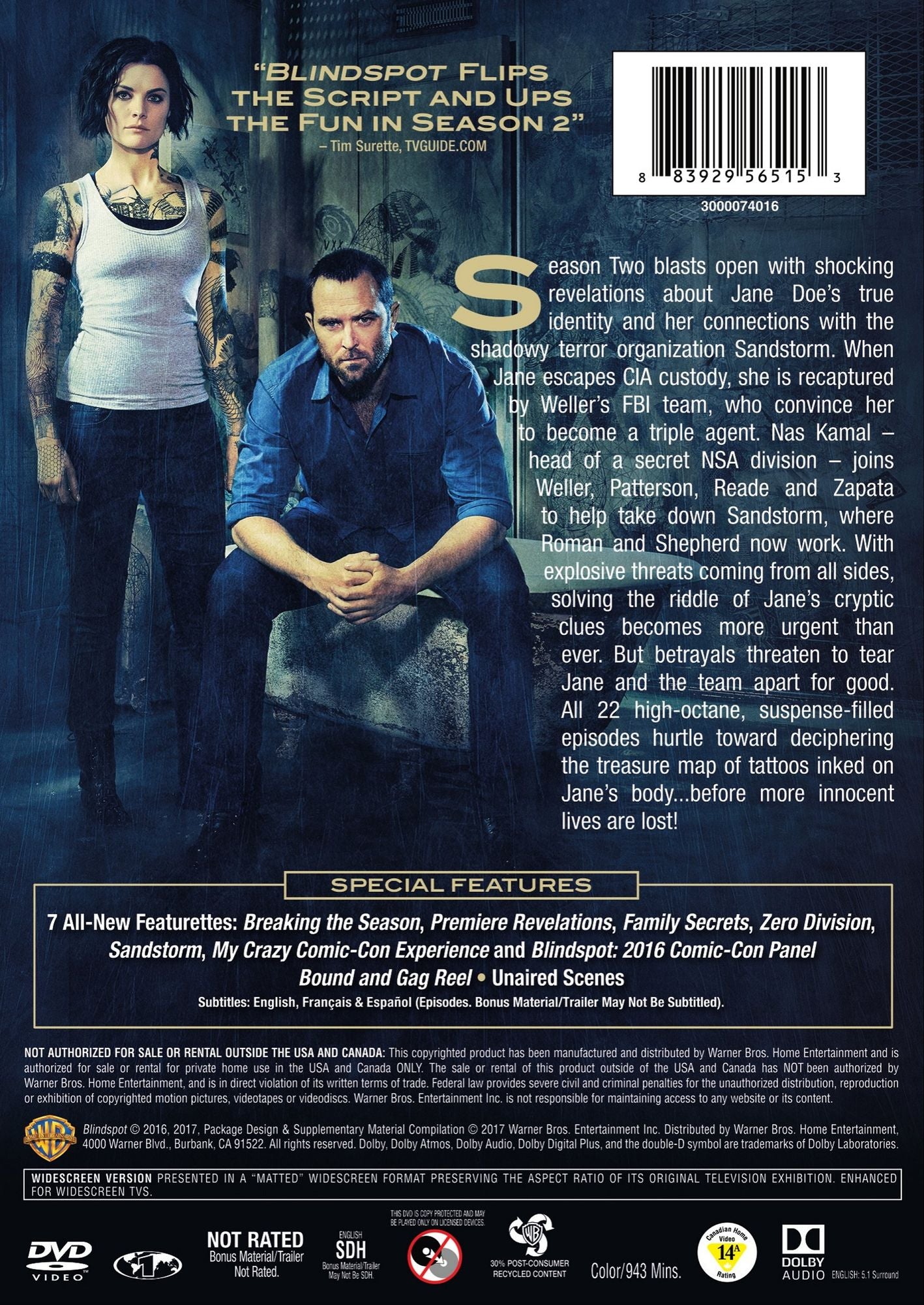 Blindspot: The Complete Second Season
