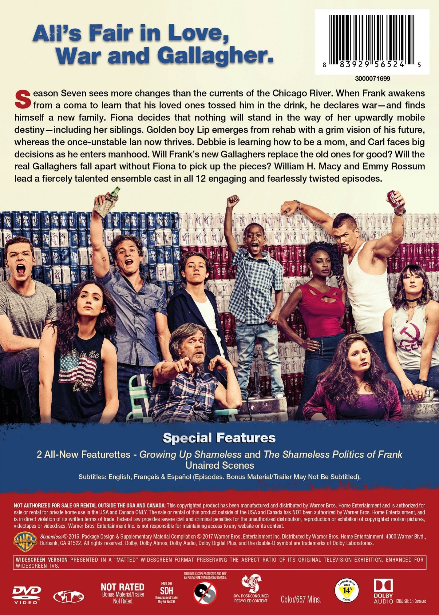 Shameless: The Complete Seventh Season [3 Discs]