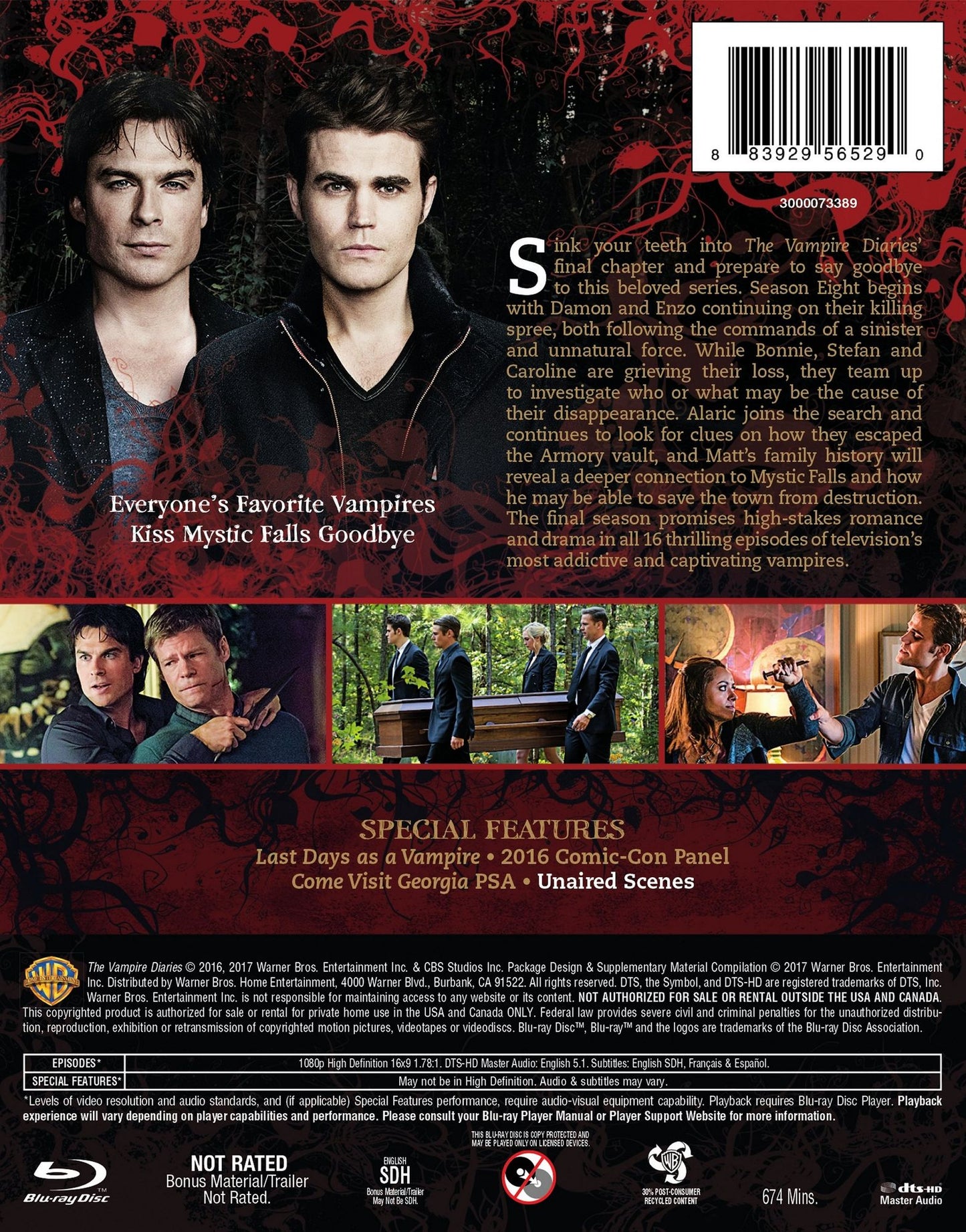 Vampire Diaries: The Complete Eighth And Final Season