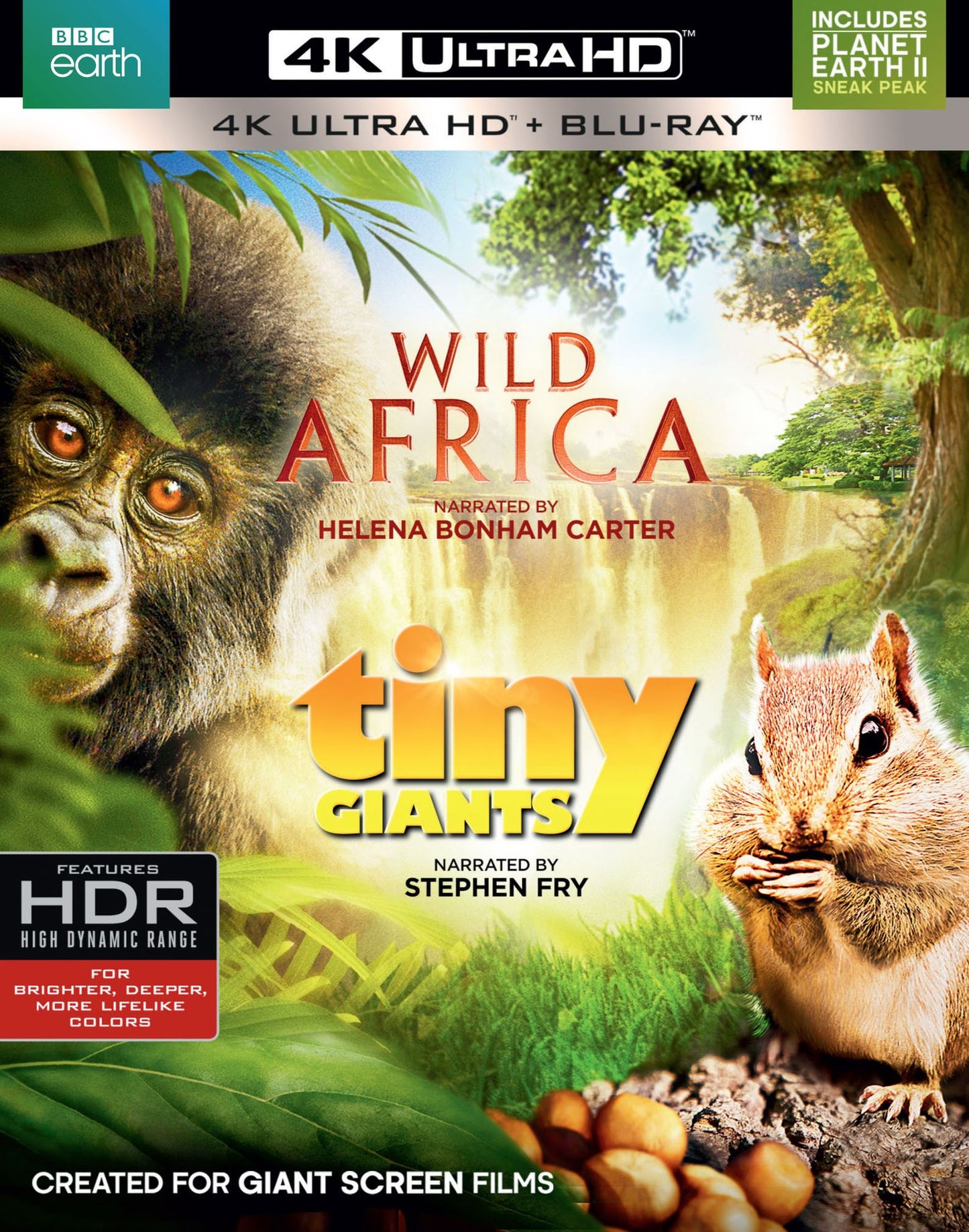 Wild Africa/Tiny Giants [4K Ultra HD Blu-ray/Blu-ray]