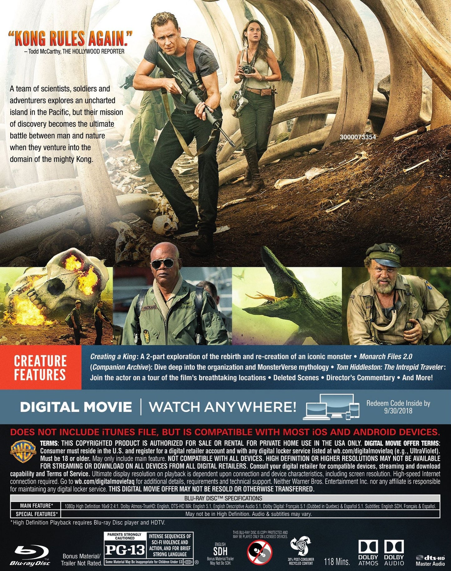 Kong: Skull Island [Blu-ray]