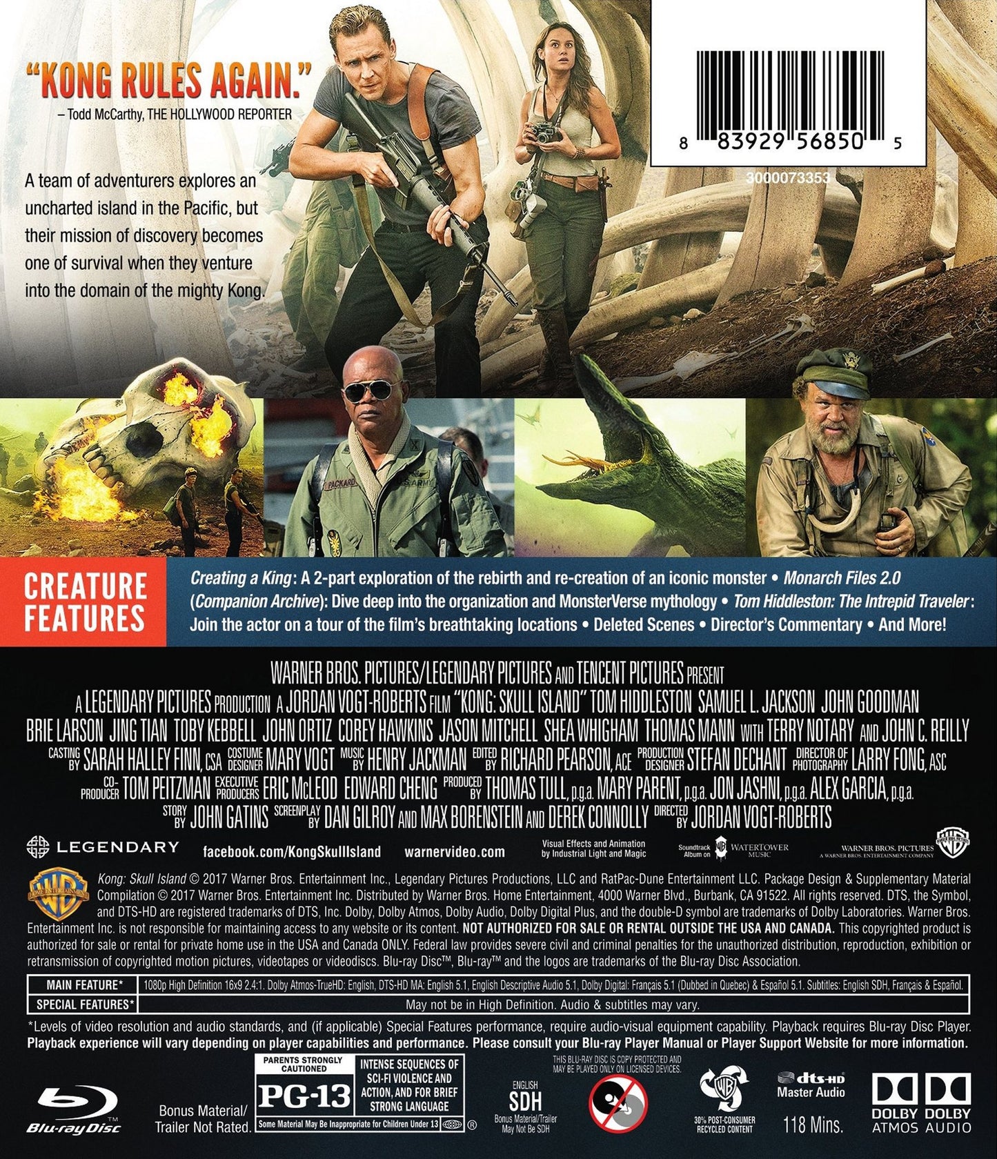 Kong: Skull Island [Blu-ray]